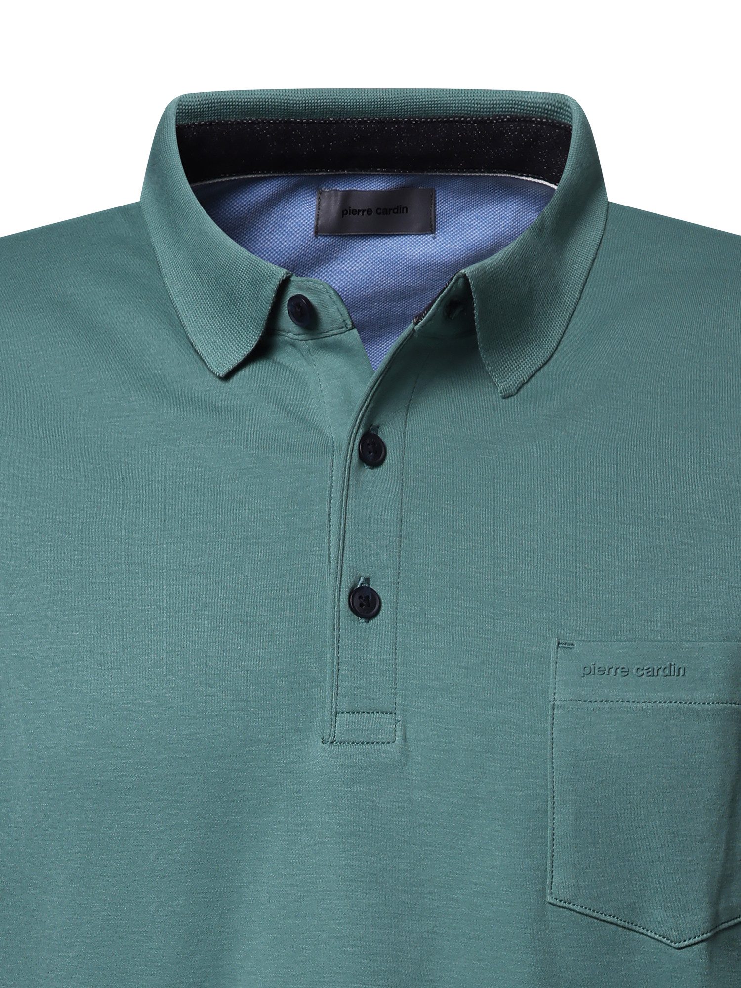 Pierre Cardin Poloshirt met lange mouwen
