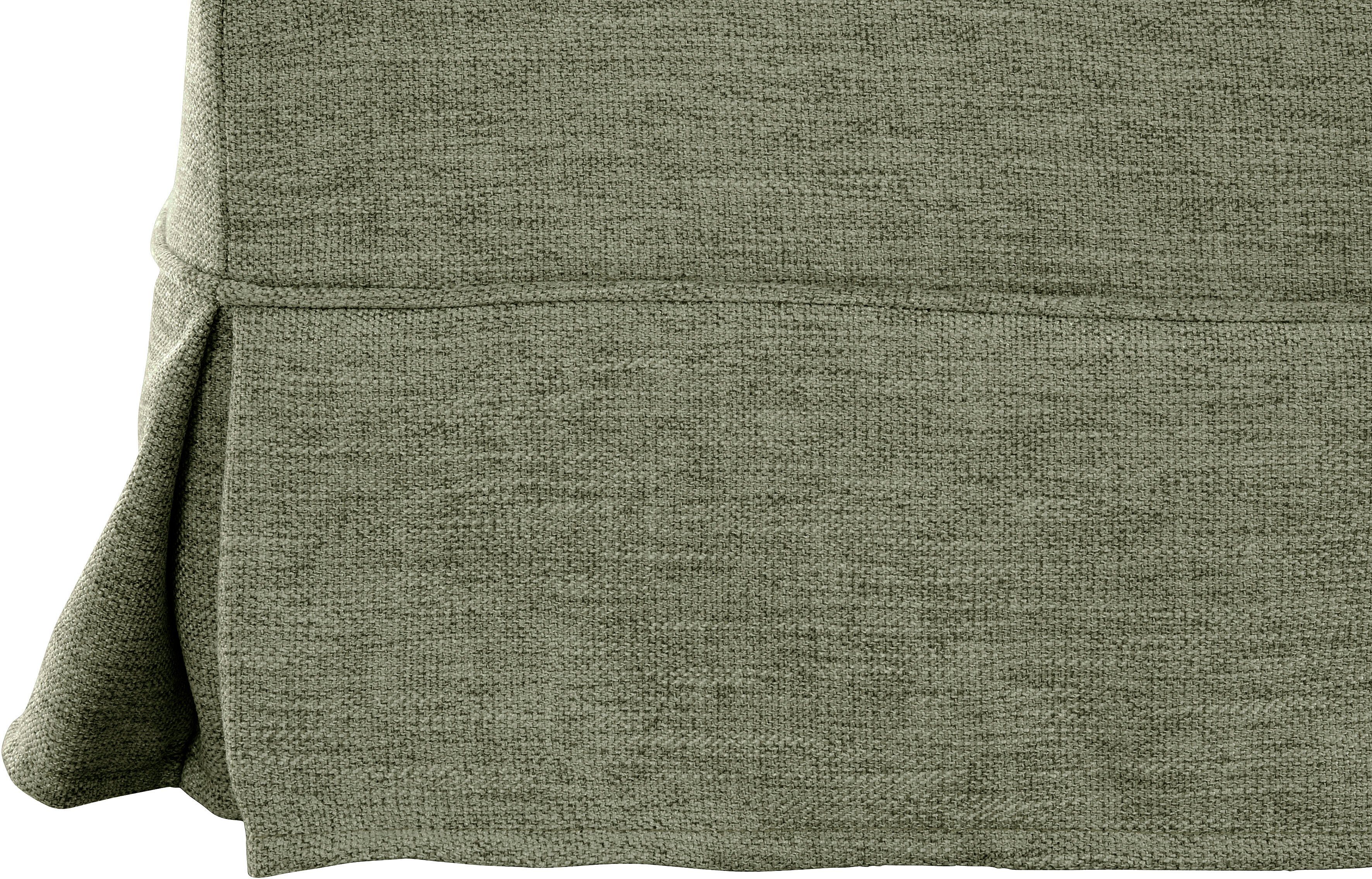 Home affaire Hocker Shadmoor Hoezen-look, in uni of met bloemenprint, passend bij de Shadmoor-serie