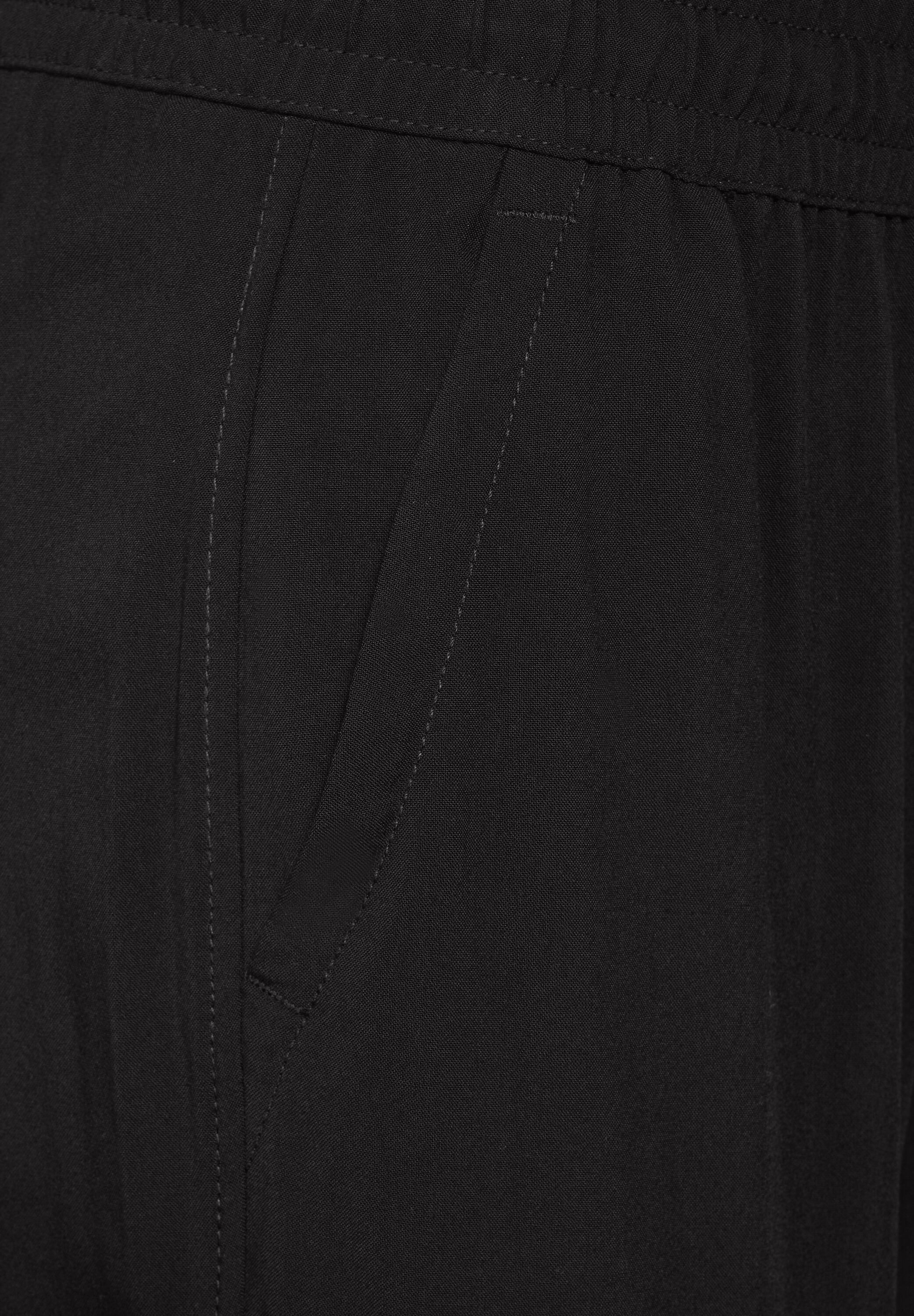 STREET ONE 7/8 broek met wijde pijpen