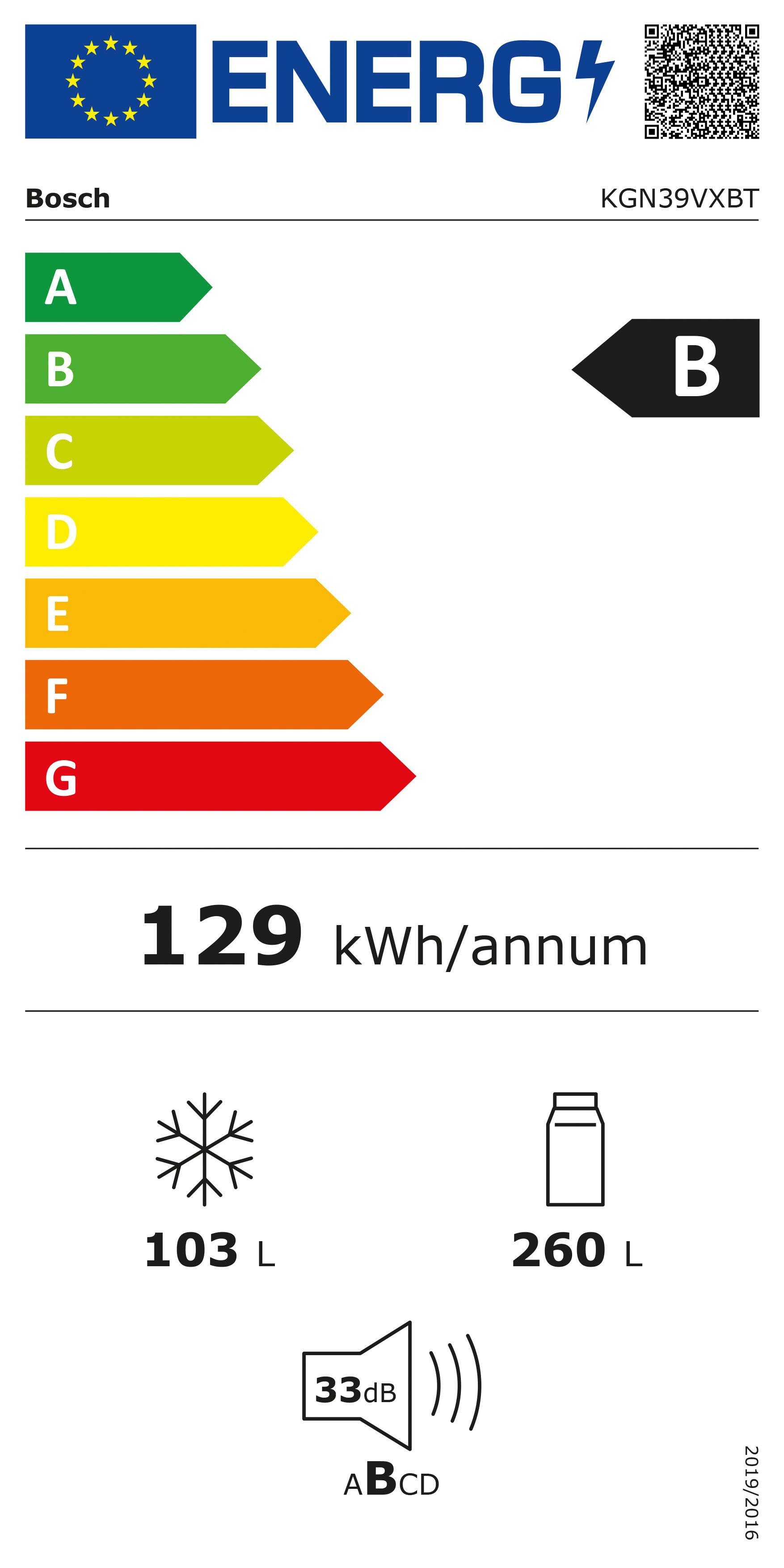 BOSCH Koel-vriescombinatie