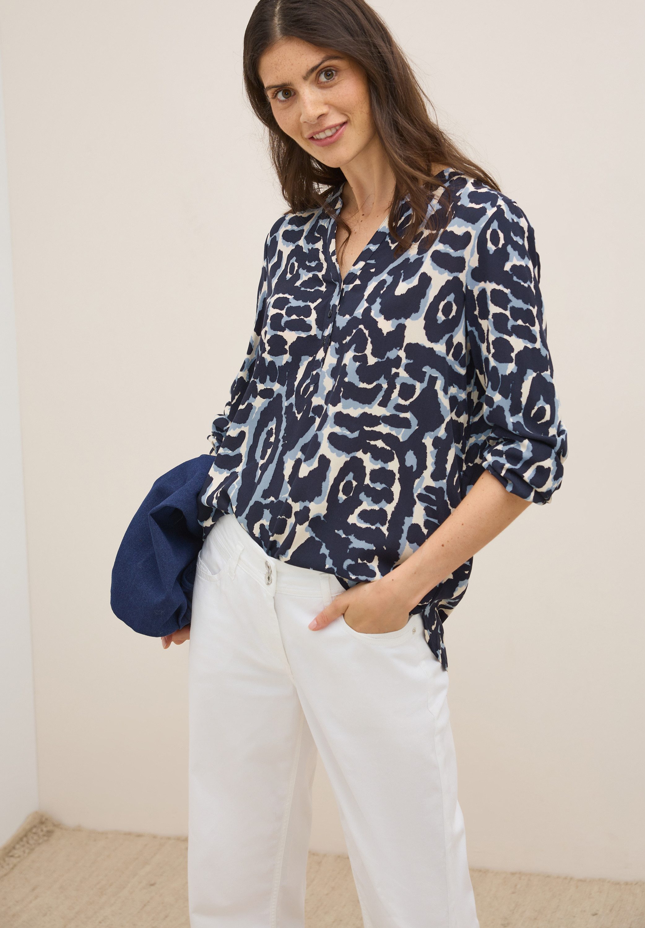 Cecil Blouse met lange mouwen met print all-over