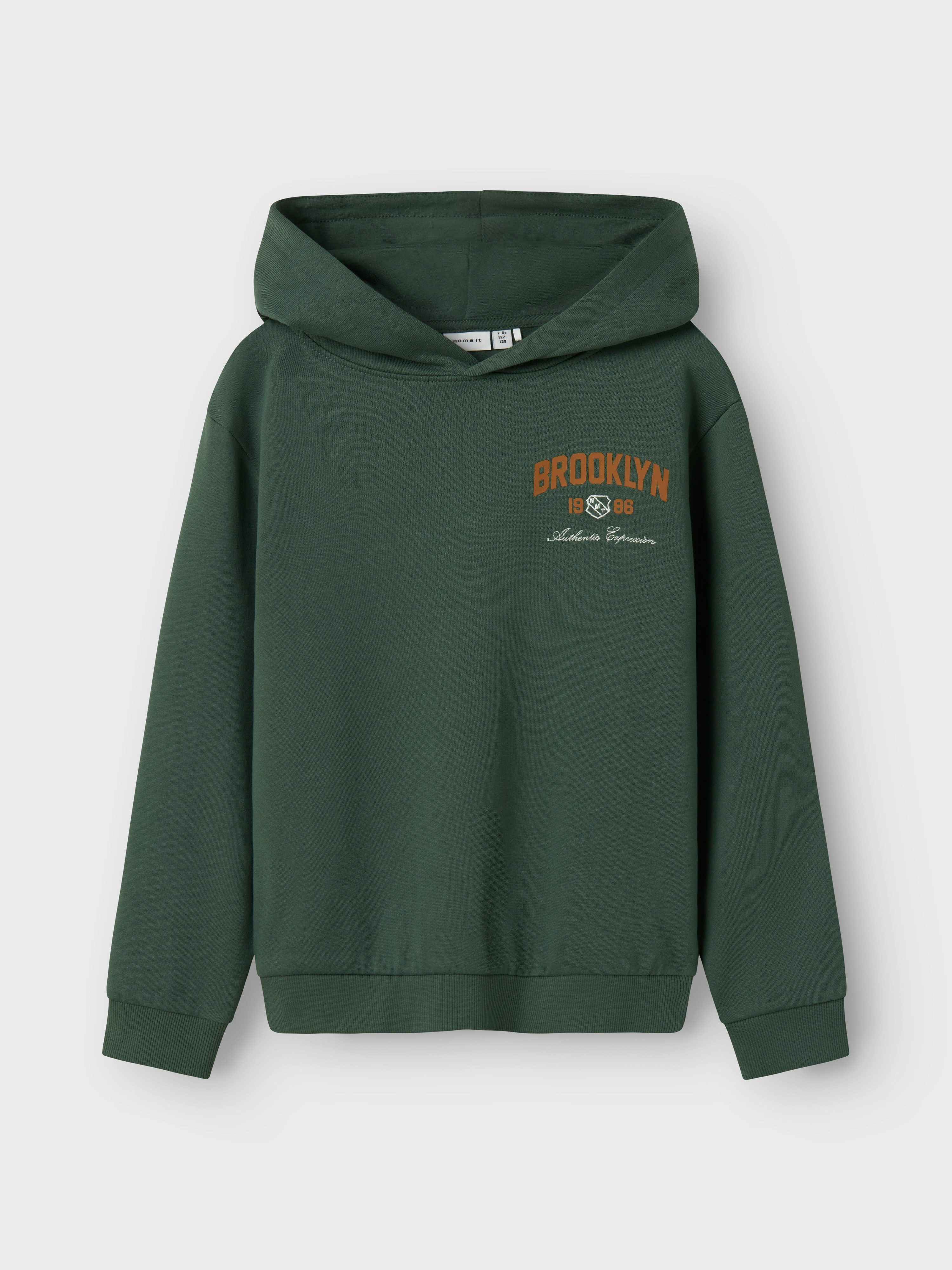 Name It Hoodie NKMNEWI LS NREG SWEAT WH BRU