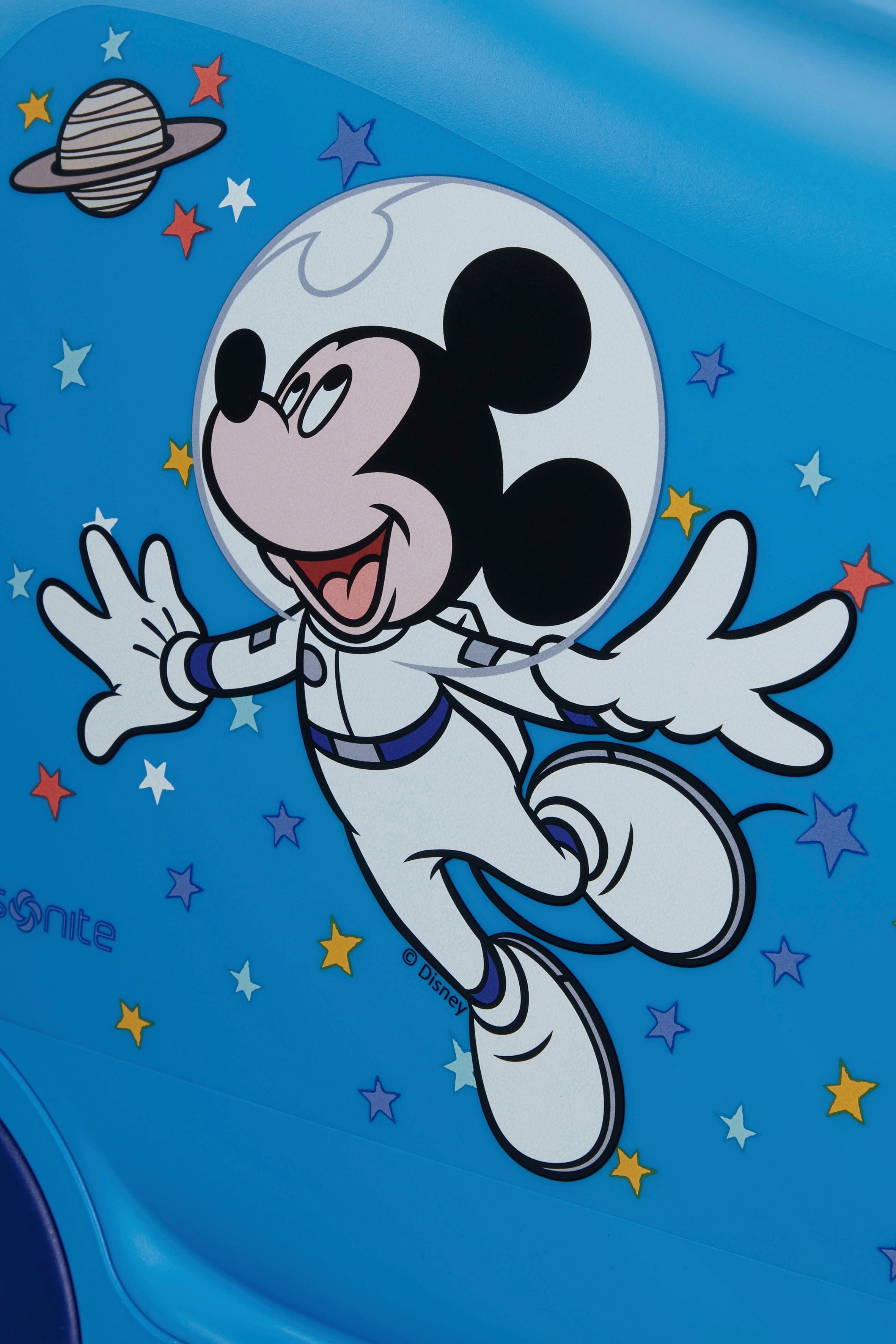 Samsonite Kinderkoffer Dream2Go Ride-on Trolley Disney Mickey Stars Kinder reis koffer handbagage om op te zitten en te trekken