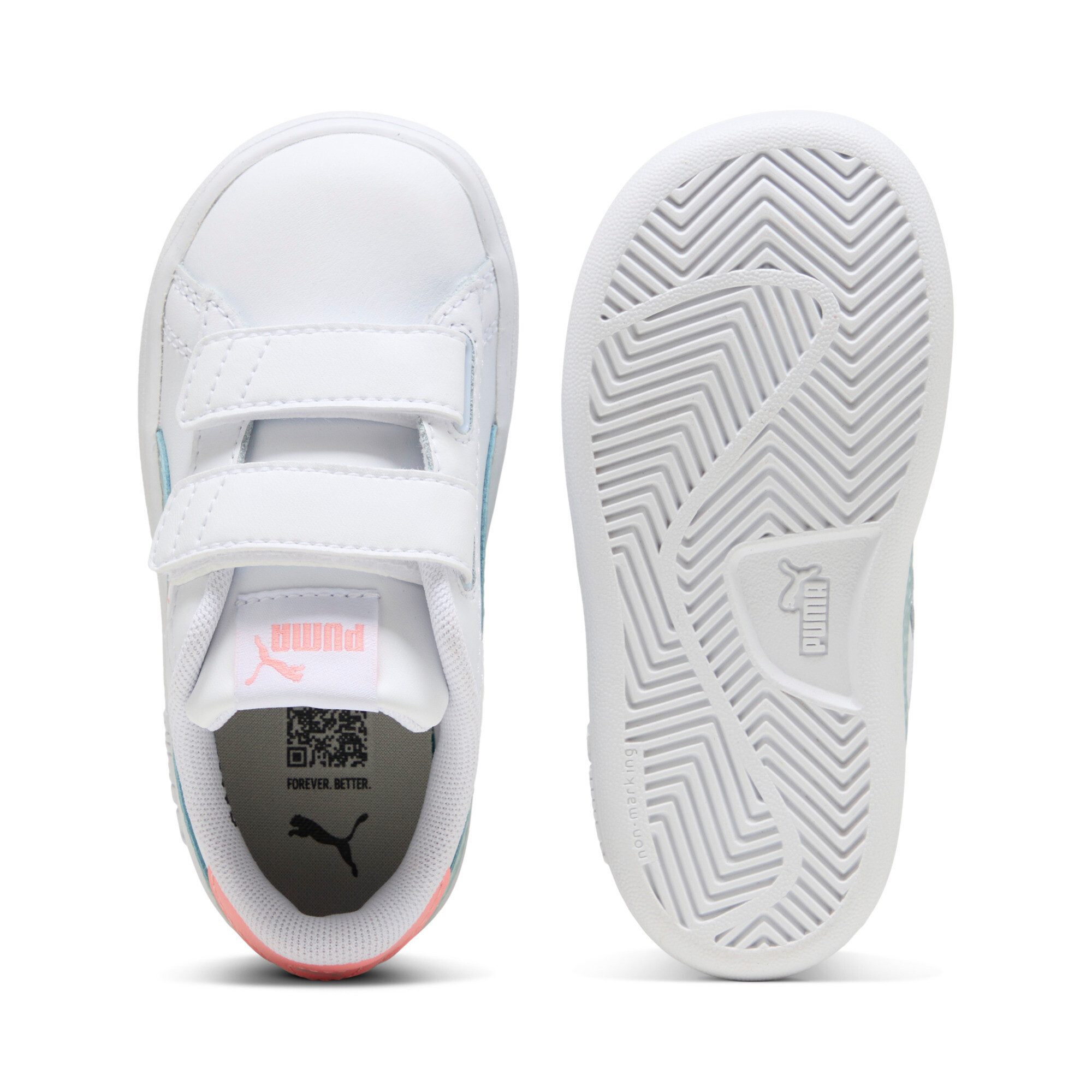 PUMA Sneakers SMASH 3.0 L V INF voor baby’s met klittenbandsluiting
