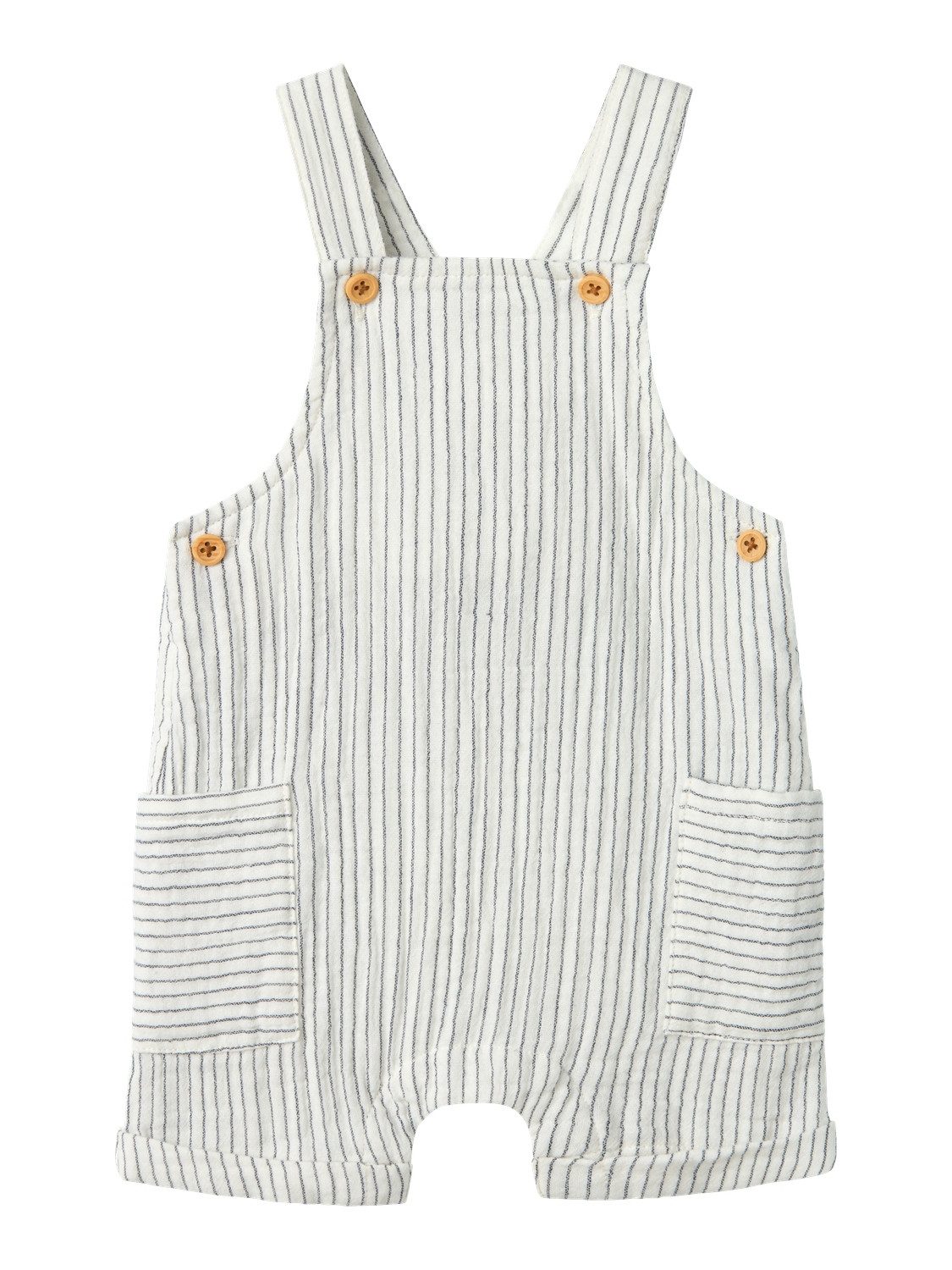Name It Korte jumpsuit NBMFEDANNE SHORTS OVERALL jongens babypakjes maat 74 blauw