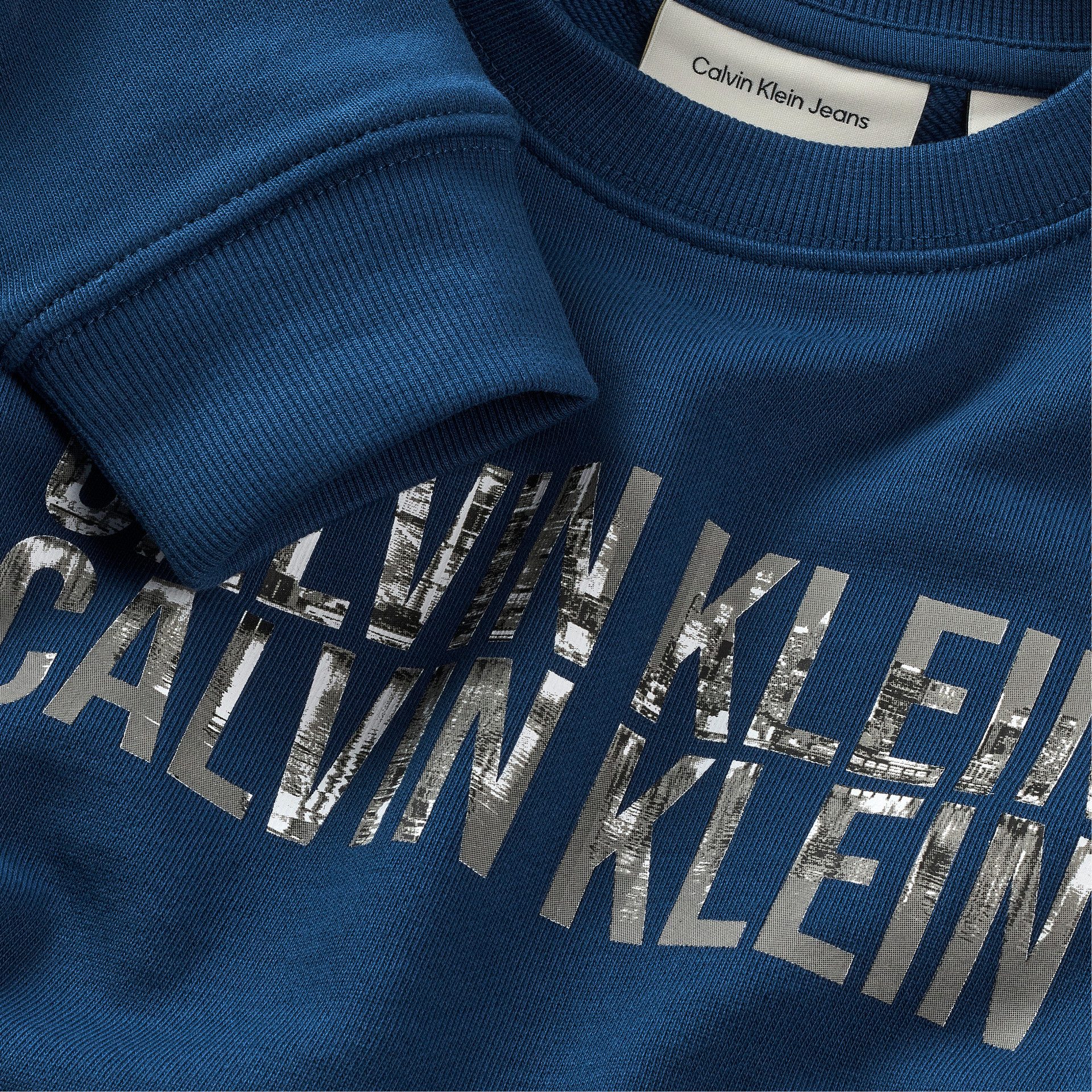Calvin Klein Sweatshirt TERRY SEASONAL LOGO CN voor kinderen tot 16 jaar, fotoprint