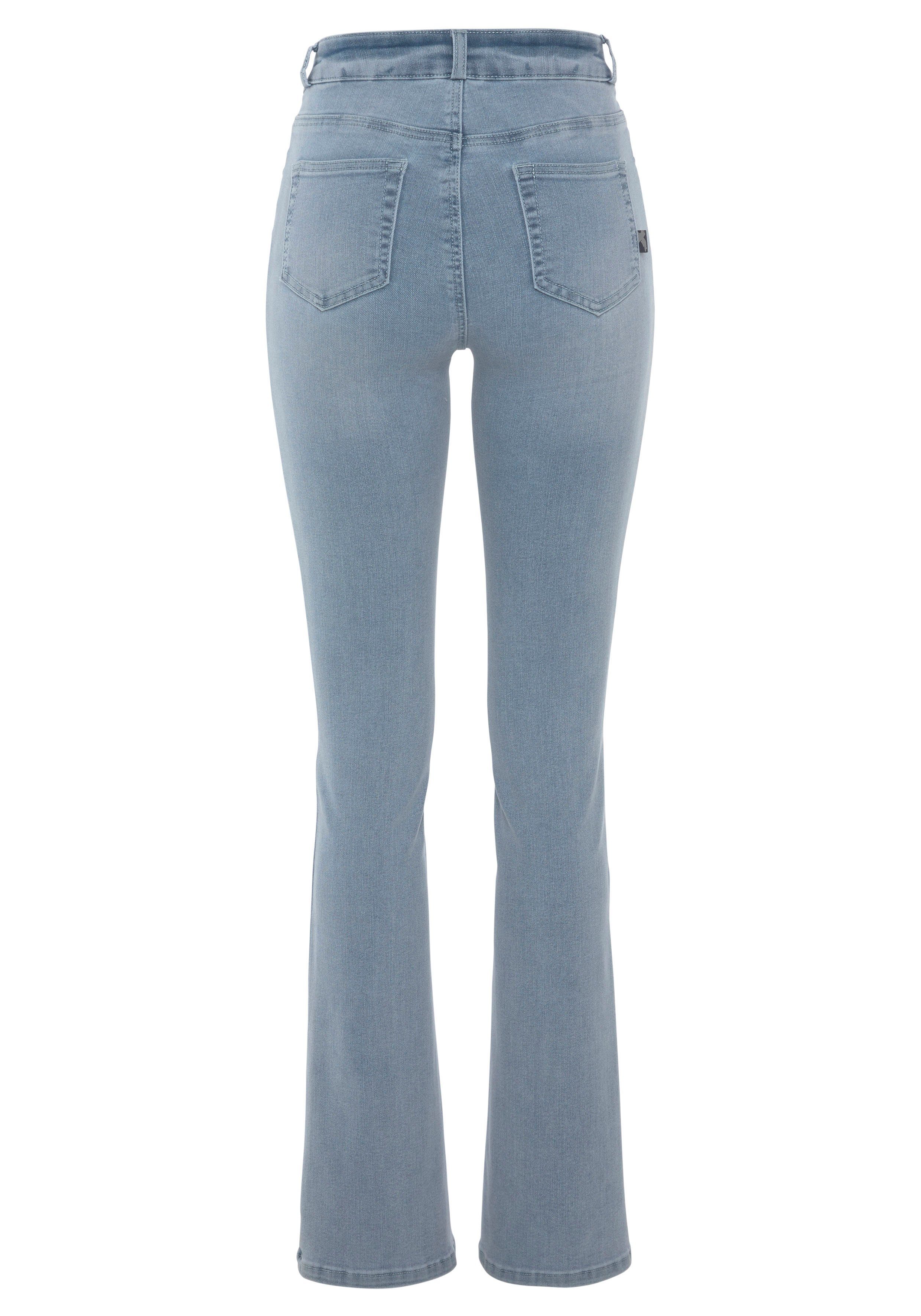 Arizona Bootcut jeans Ultra Soft elastische pasvorm, uitlopende pasvorm, hoge taille