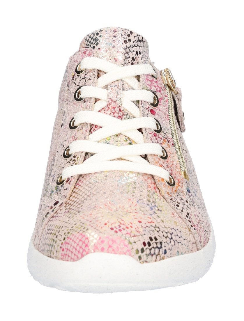 Waldläufer Veterschoenen K-Ira , lage schoen, comfortschoen met kleurrijke print, schoenwijdte k