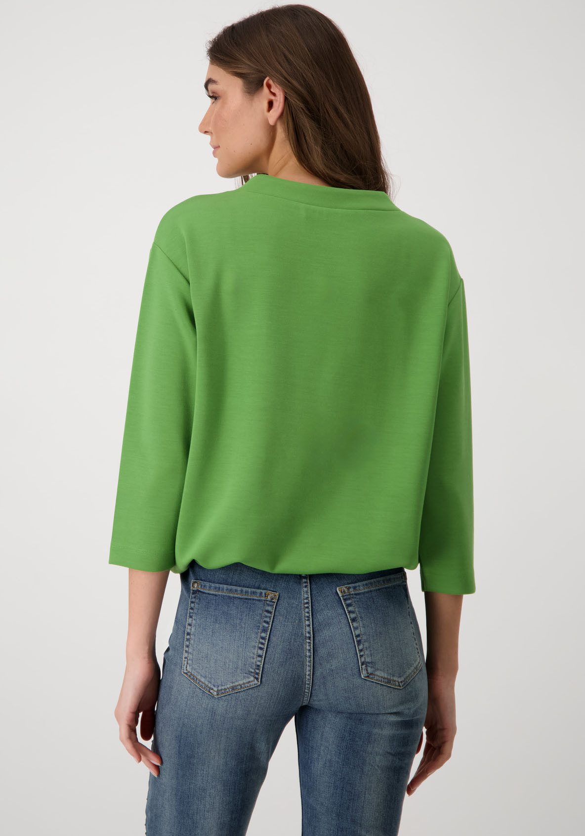 Monari Sweatshirt met opgestikte decoratieve zak
