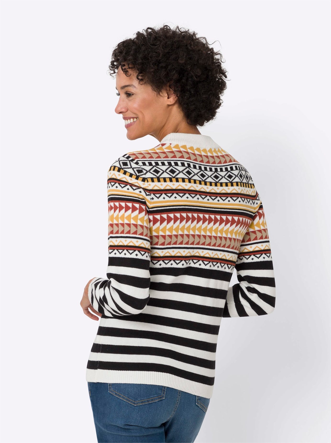 Classic Basics Trui met staande kraag Trui met lange mouwen
