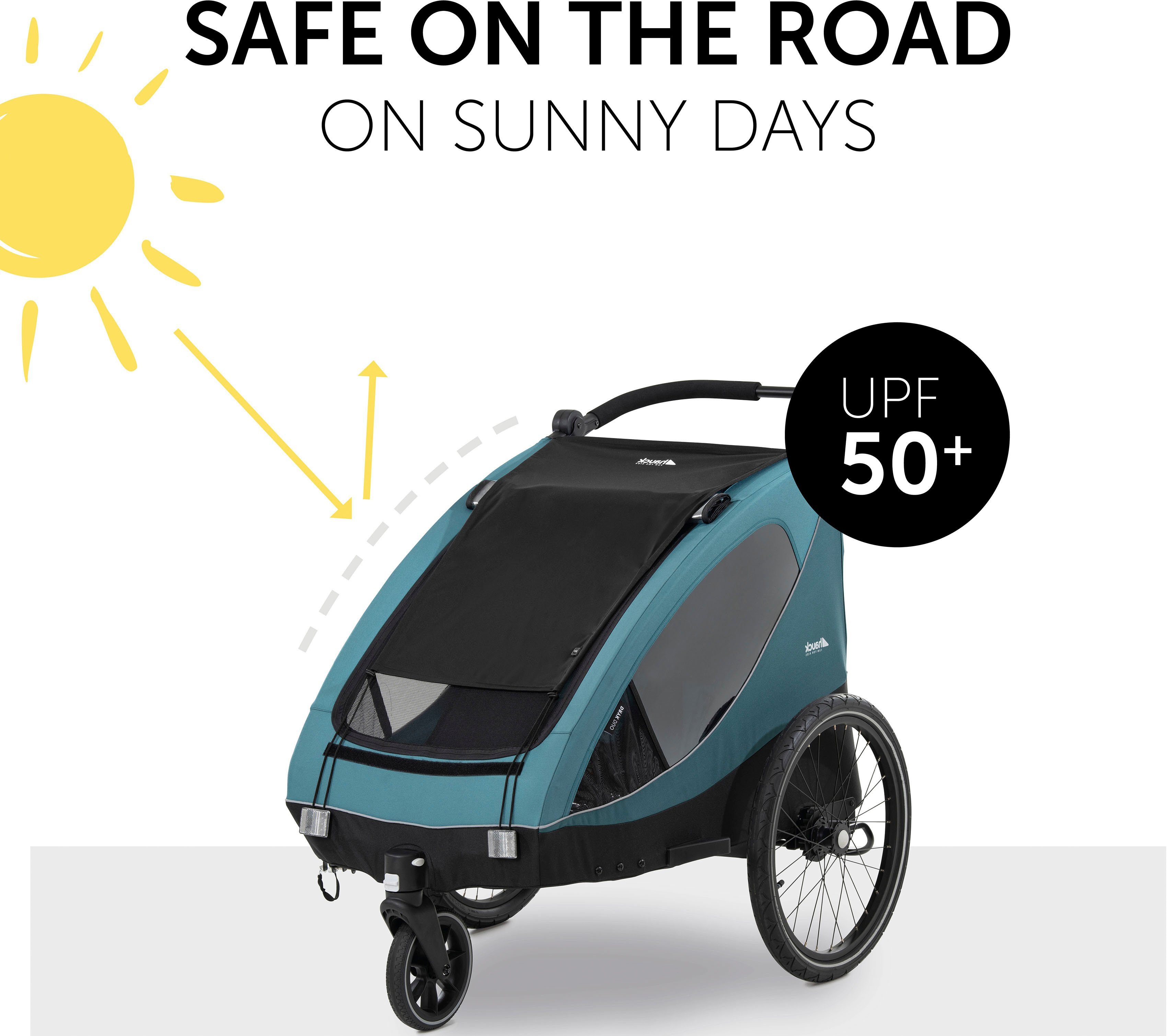 Hauck Zonnescherm voor kinderwagen Bike Trailer Sunshade, black