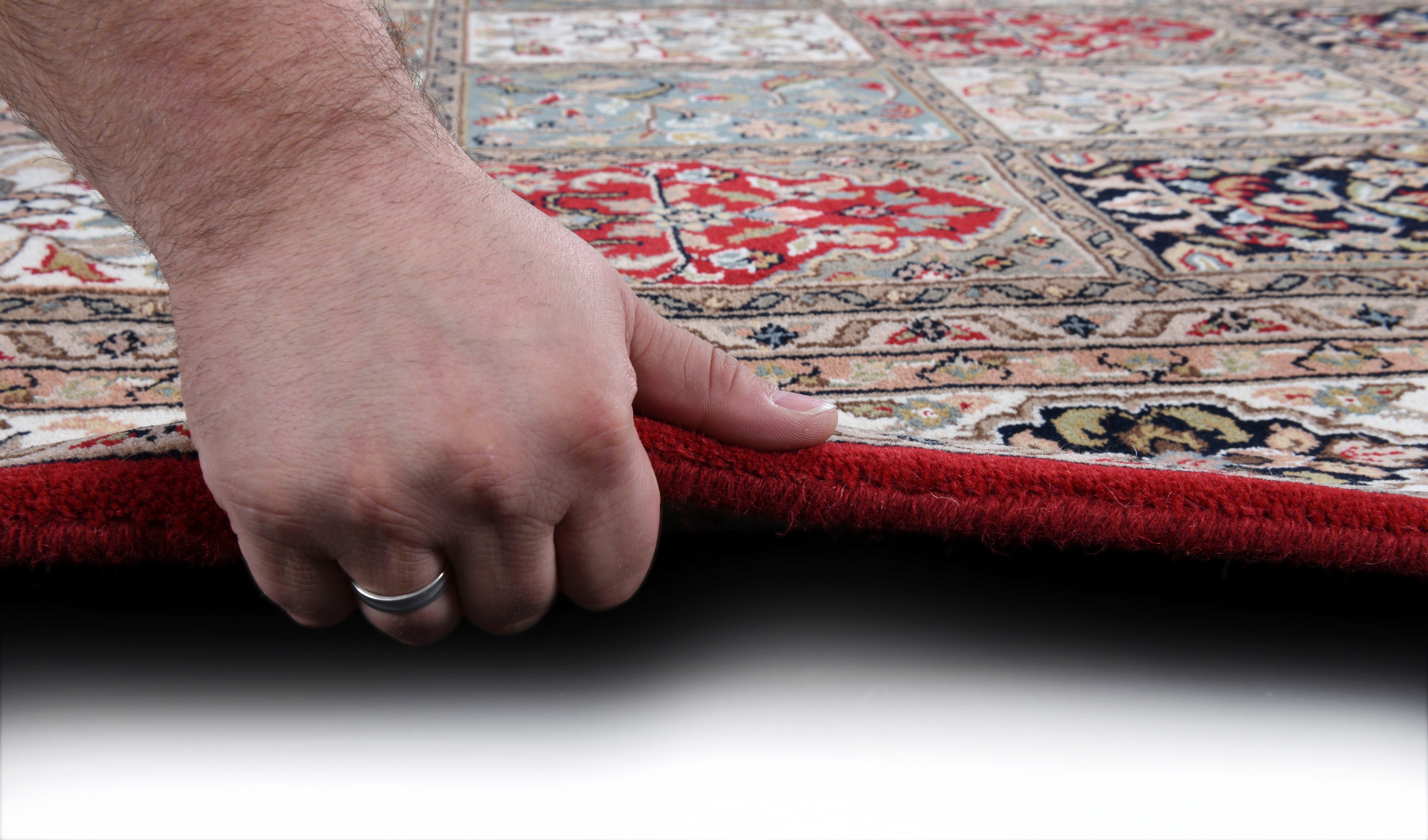 THEKO Oosters tapijt Benares Bachtiari zuivere wol, met de hand geknoopt, met franje