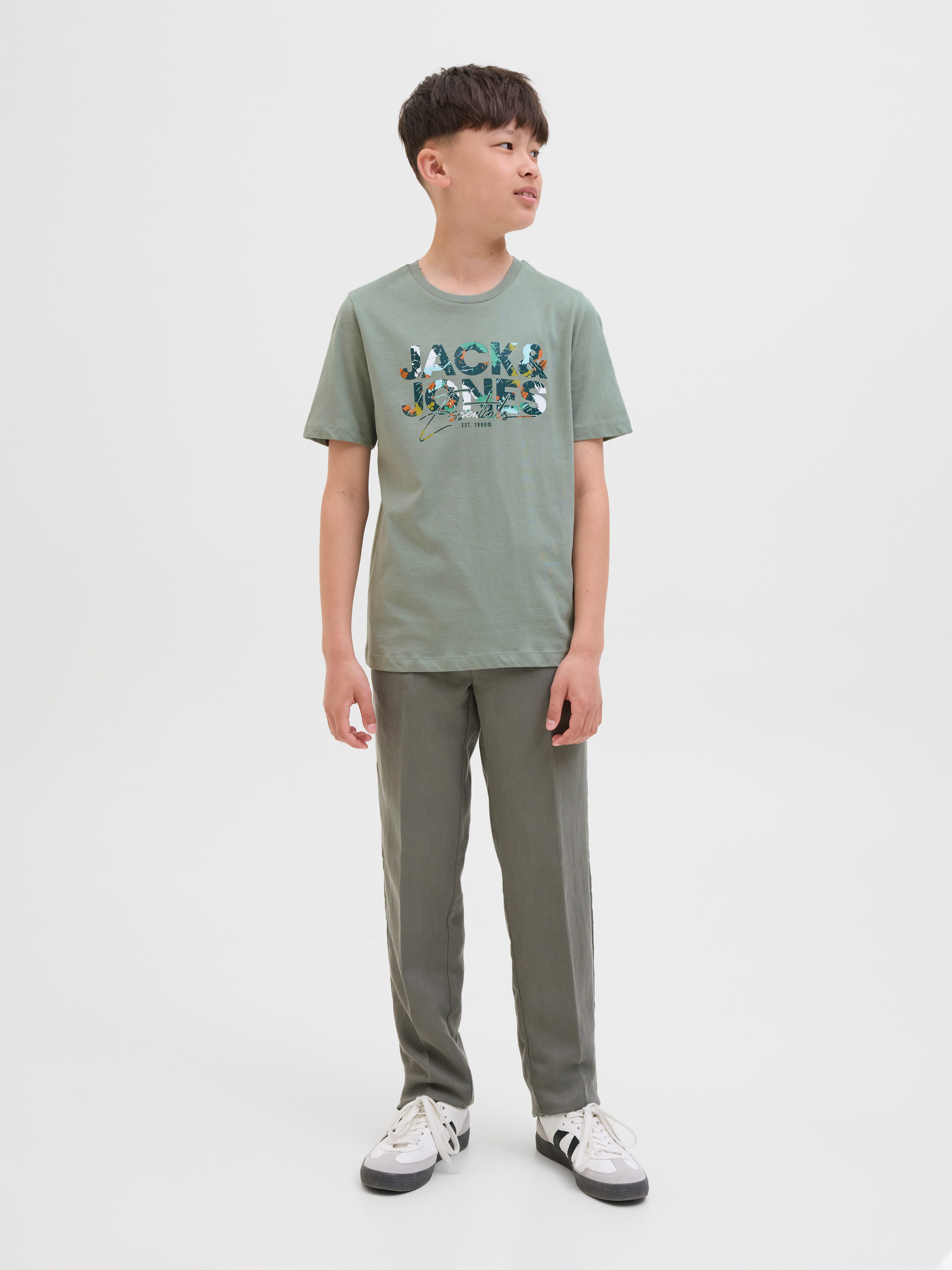 Jack & Jones Junior T-shirt JJGEPLAS TEE SS CREW NECK JNR