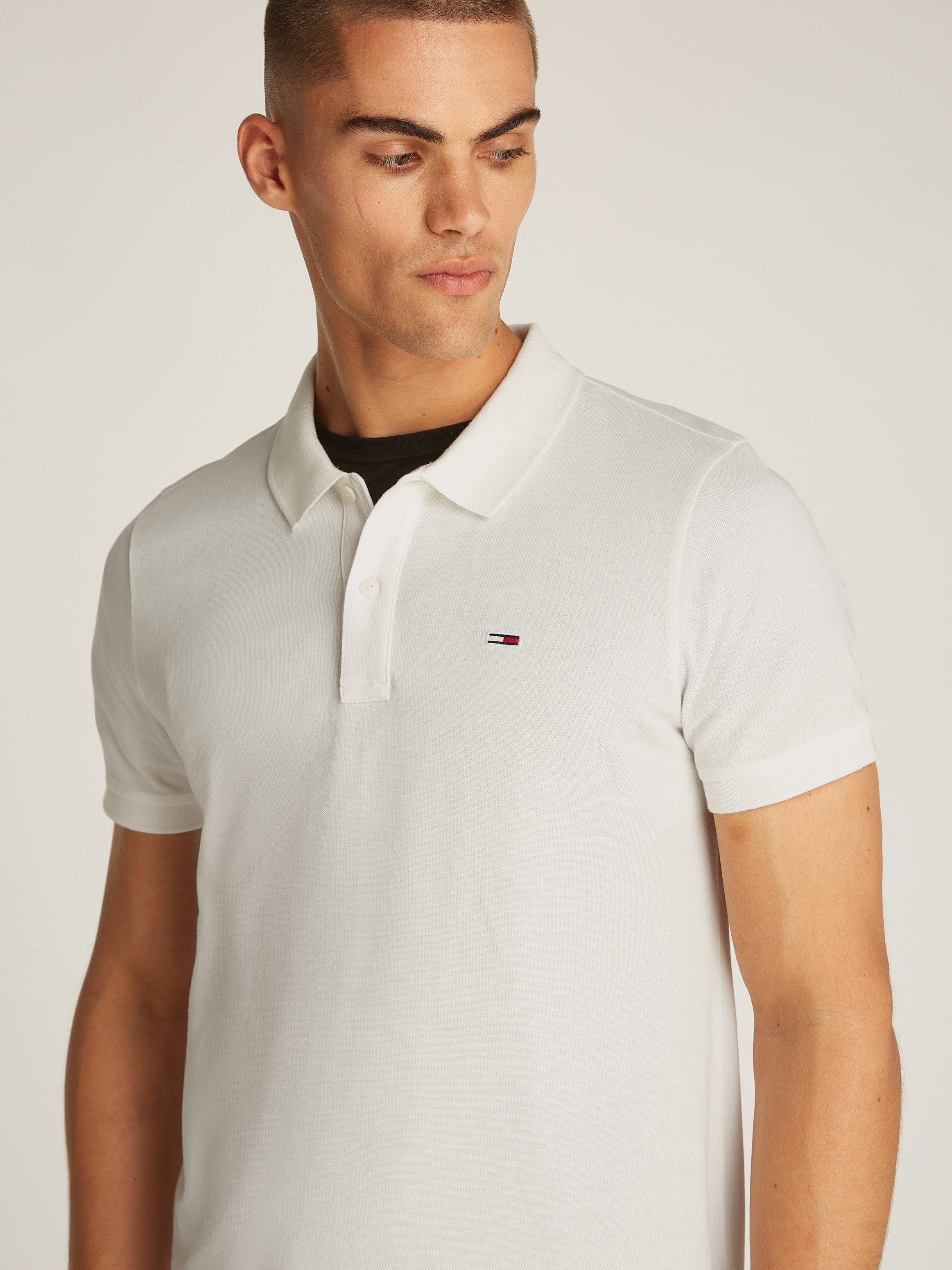 TOMMY JEANS Poloshirt TJM SLIM PLACKET POLO