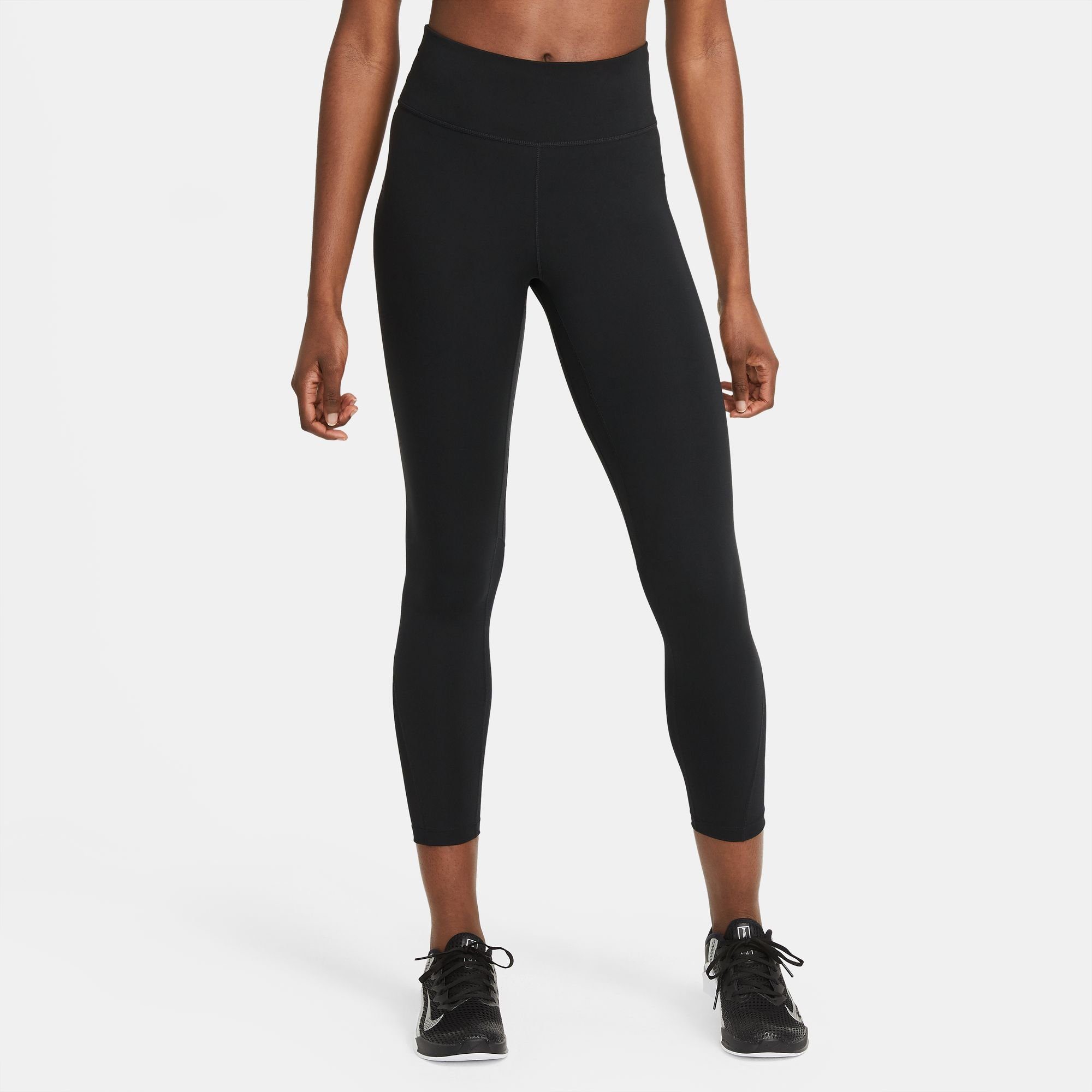 Nike Trainingstights One Women's Mid-Rise / Mesh-Paneled Leggings