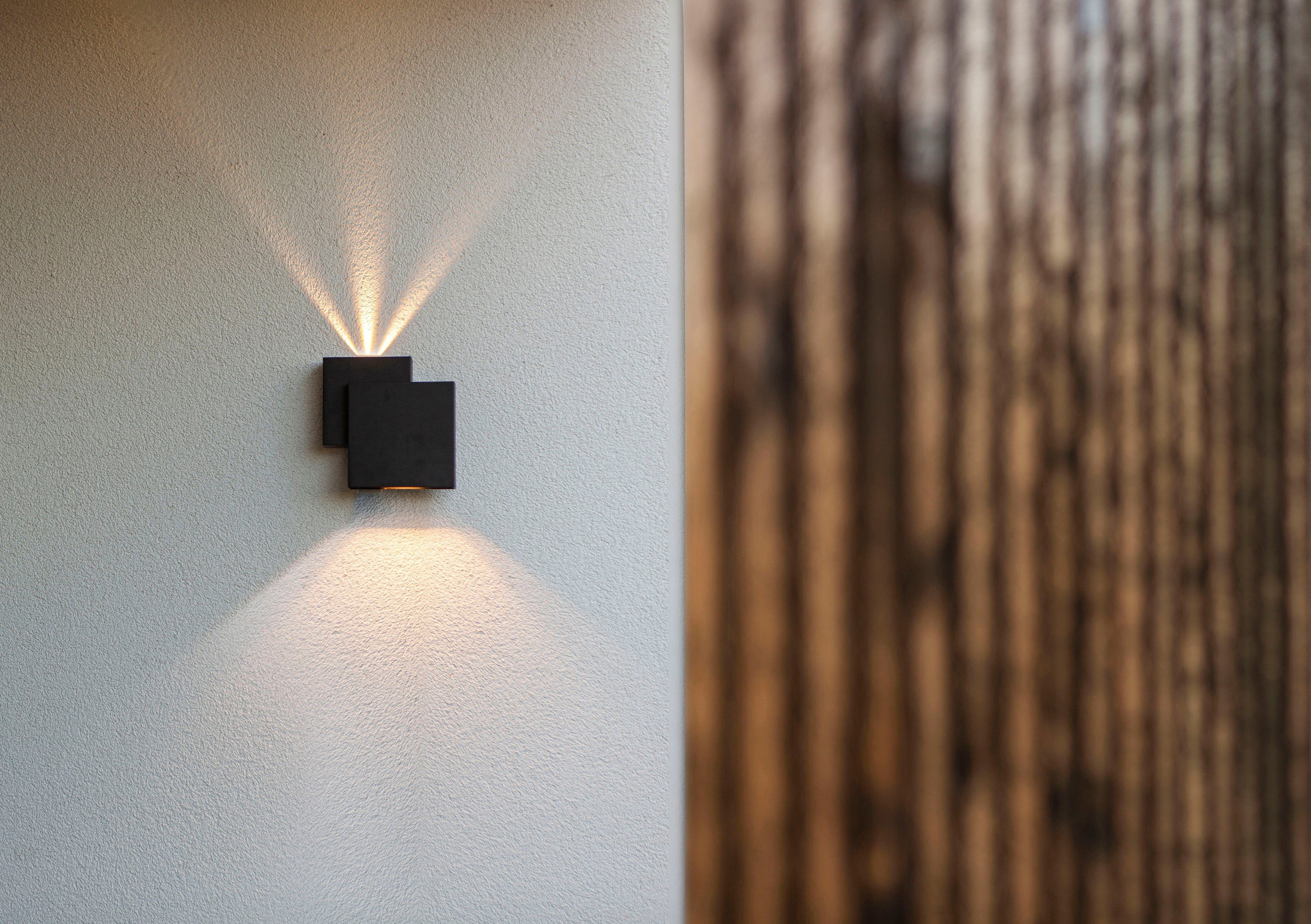LUTEC Ledplafondlamp voor buiten Rialto uniek design, direct & indirect licht (1 stuk)