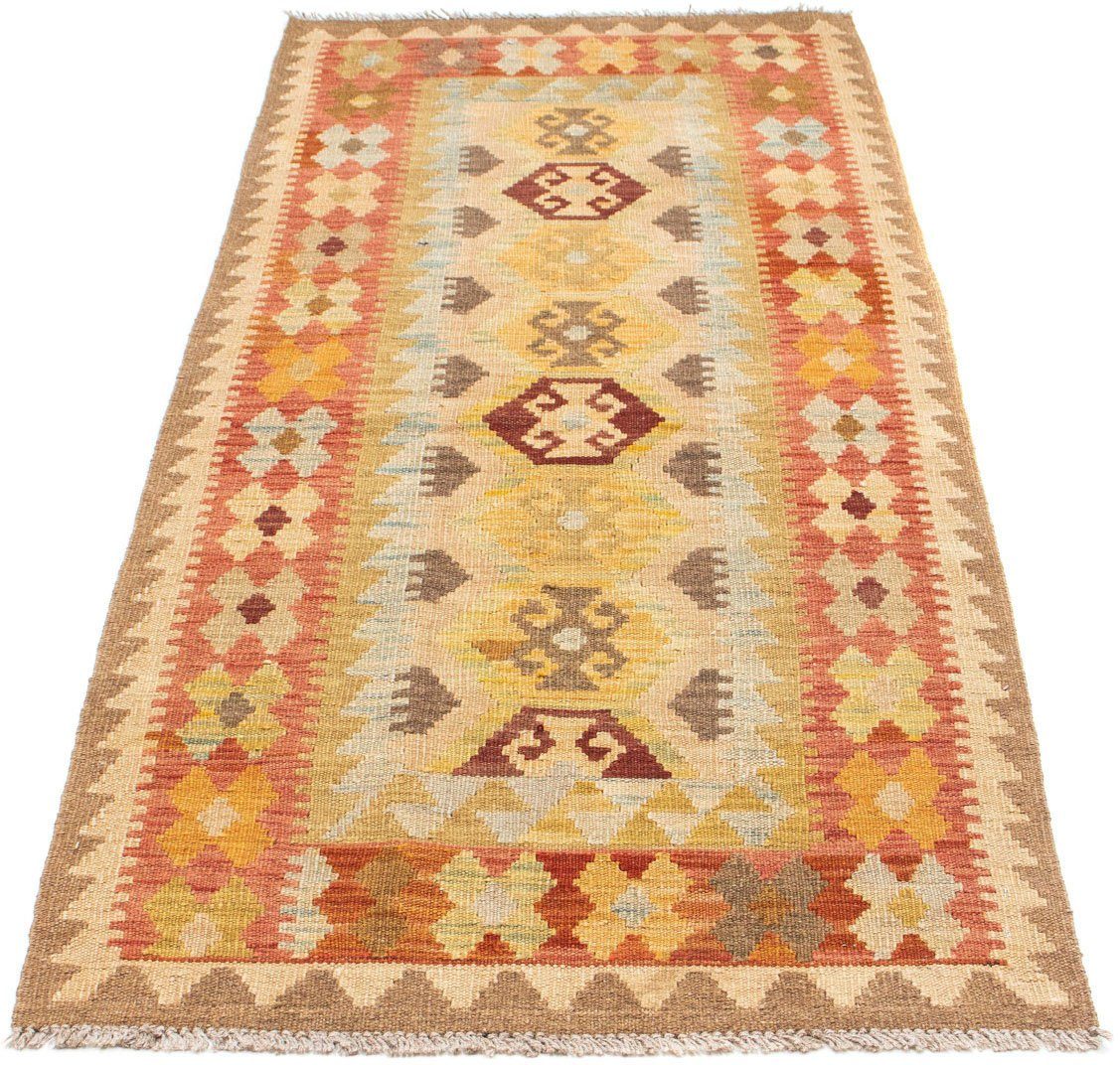 morgenland Loper Kelim medaillon beige 195 x 74 cm Oriëntaalse look