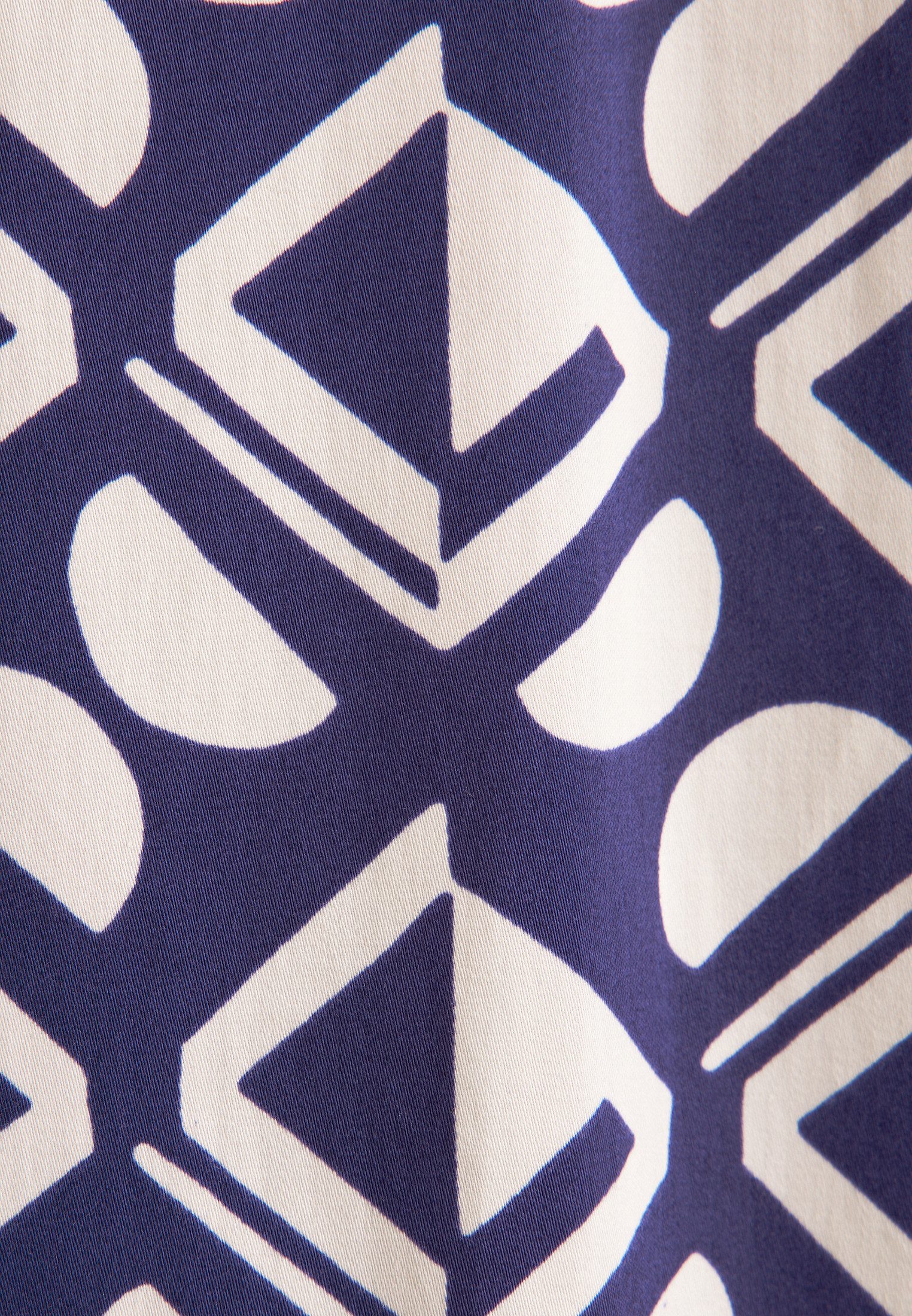 seidensticker Overhemdblouse Zwarte roos Lange mouwen kraag geometrische motieven