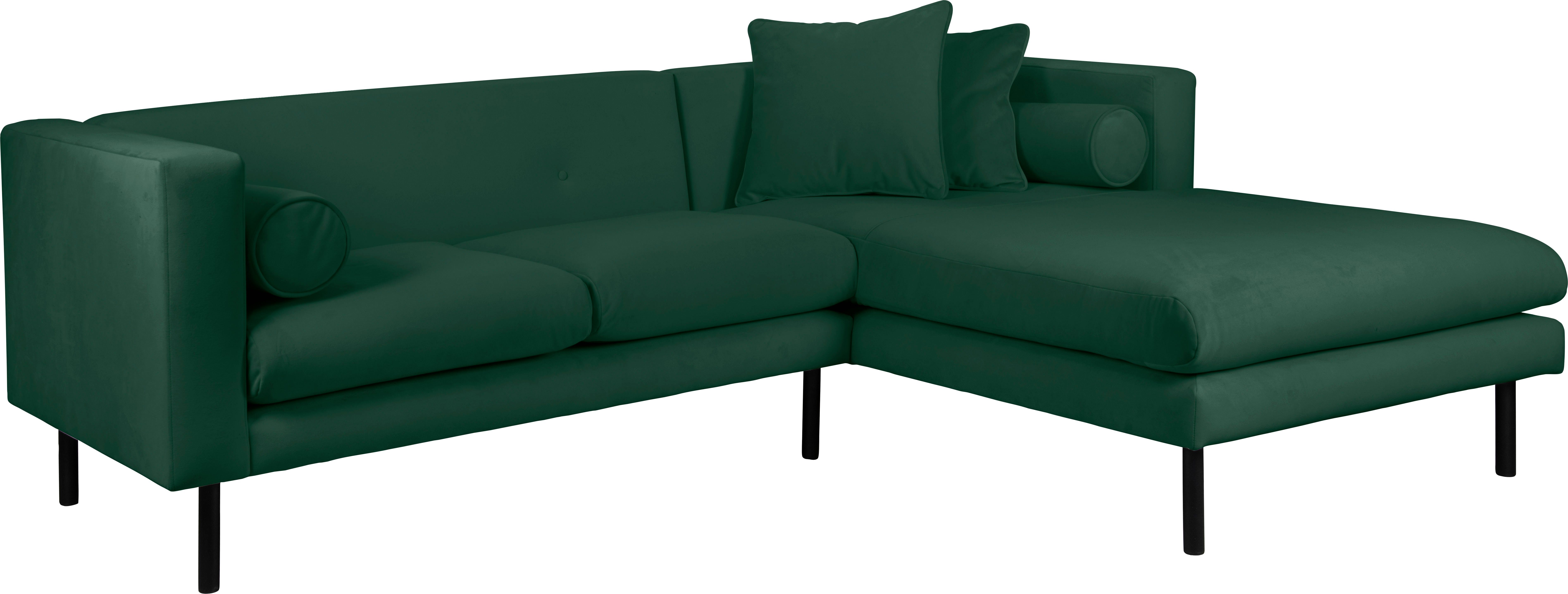 Guido Maria Kretschmer Home&Living Hoekbank Lillibeth L-vorm designbank, afmetingen B/D/H: 240/173/83 cm Sierkussen als tweezijdig te gebruiken kussen, in fluwelige look of cord