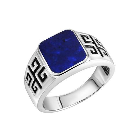 NU 20% KORTING: Firetti Zilveren ring met lapis lazuli of agaat
