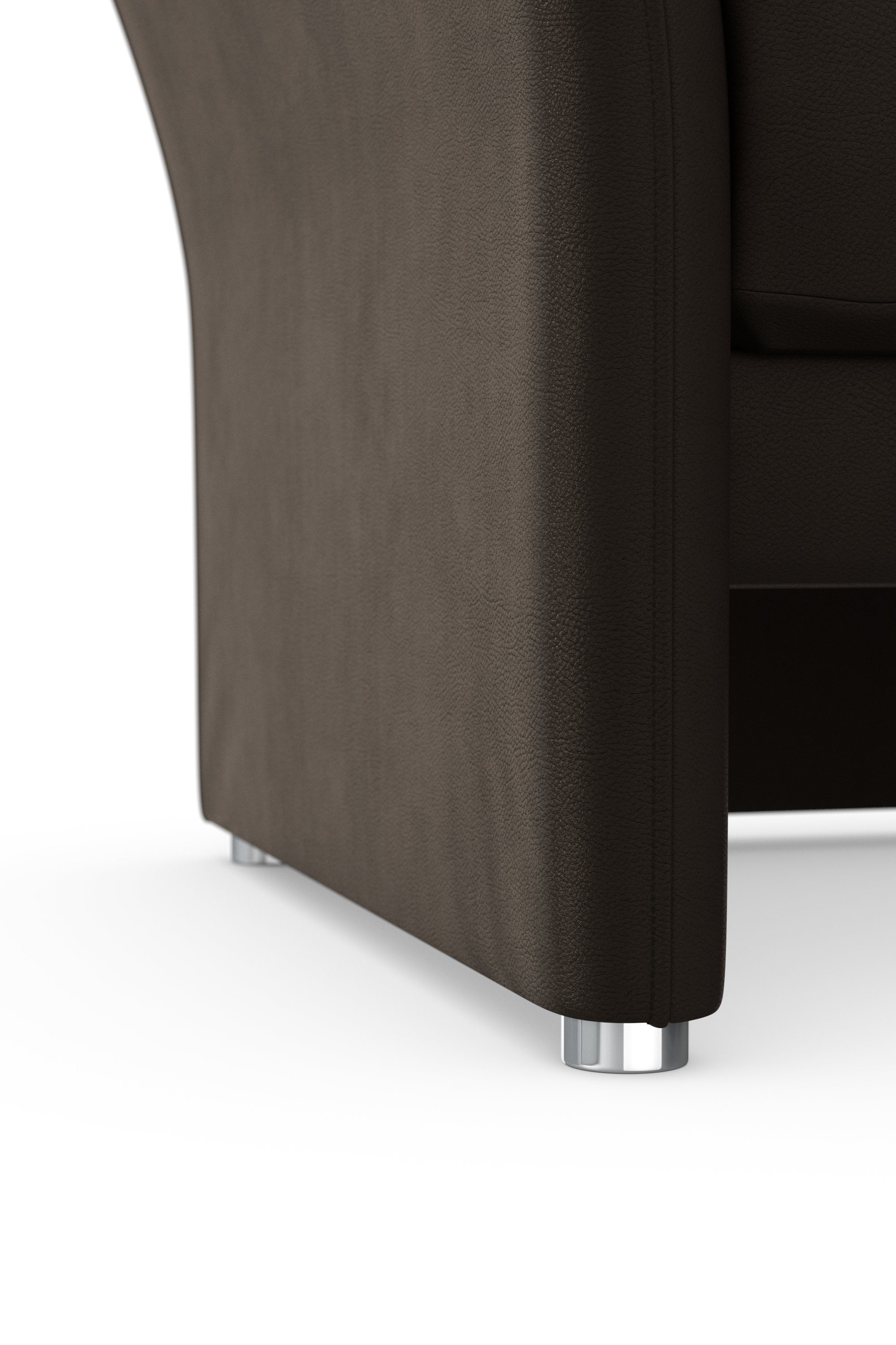 DOMO collection Fauteuil Pina elegante en tijdloze clubstoel, comfortabele cocktailsstoel