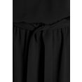 lascana 7-8-jumpsuit (met een bindceintuur) zwart