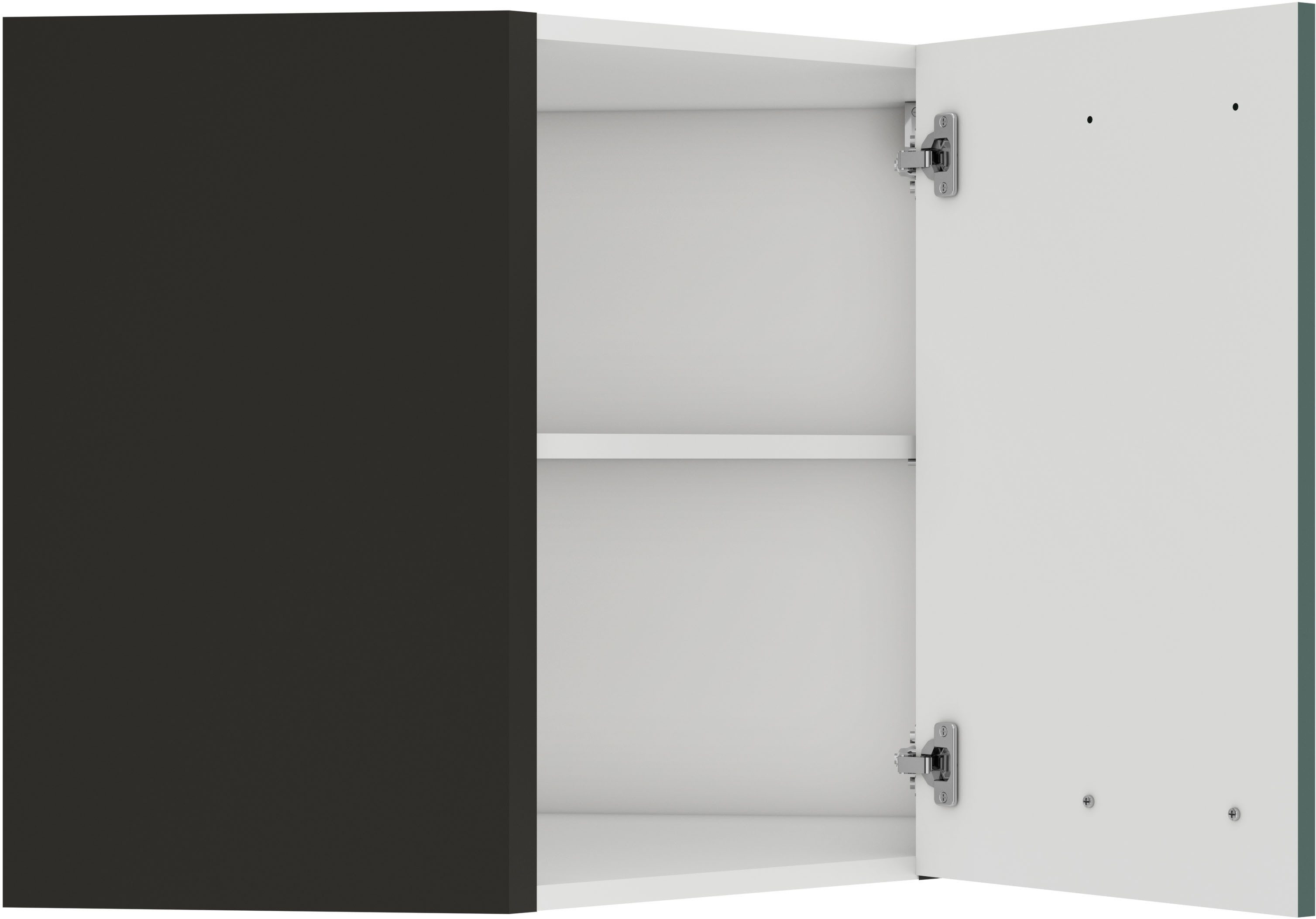 OPTIFIT Hangend hoekkastje Palma Breedte 60 x 60 cm, deuropening verwisselbaar