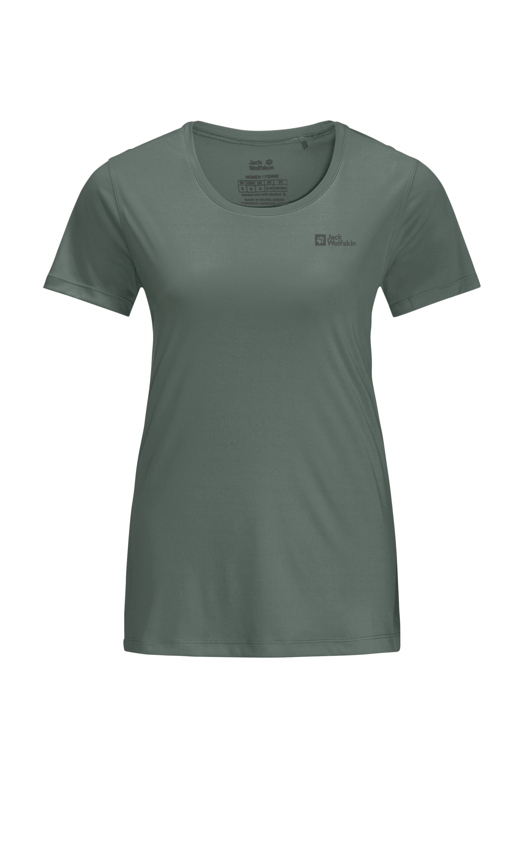 Jack Wolfskin T-shirt TECH T W met actief vochtbeheer en frisheidsfunctie