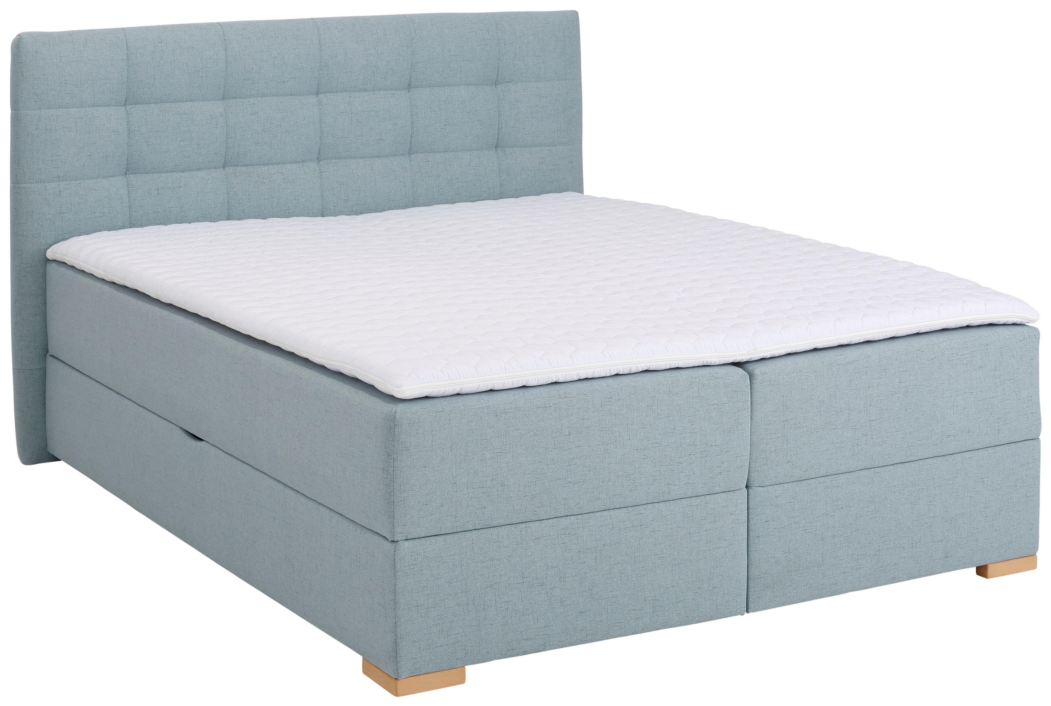 Home affaire Boxspring Olivet in 4 kleuren, 4 breedten, 2 matrassoorten, ook in extra lang 220 cm