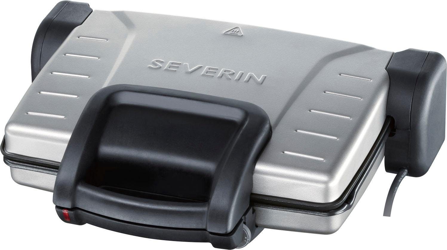 Severin Contactgrill KG 2389 groot grilloppervlak, antiaanbak gecoate, uitneembare grillplaten
