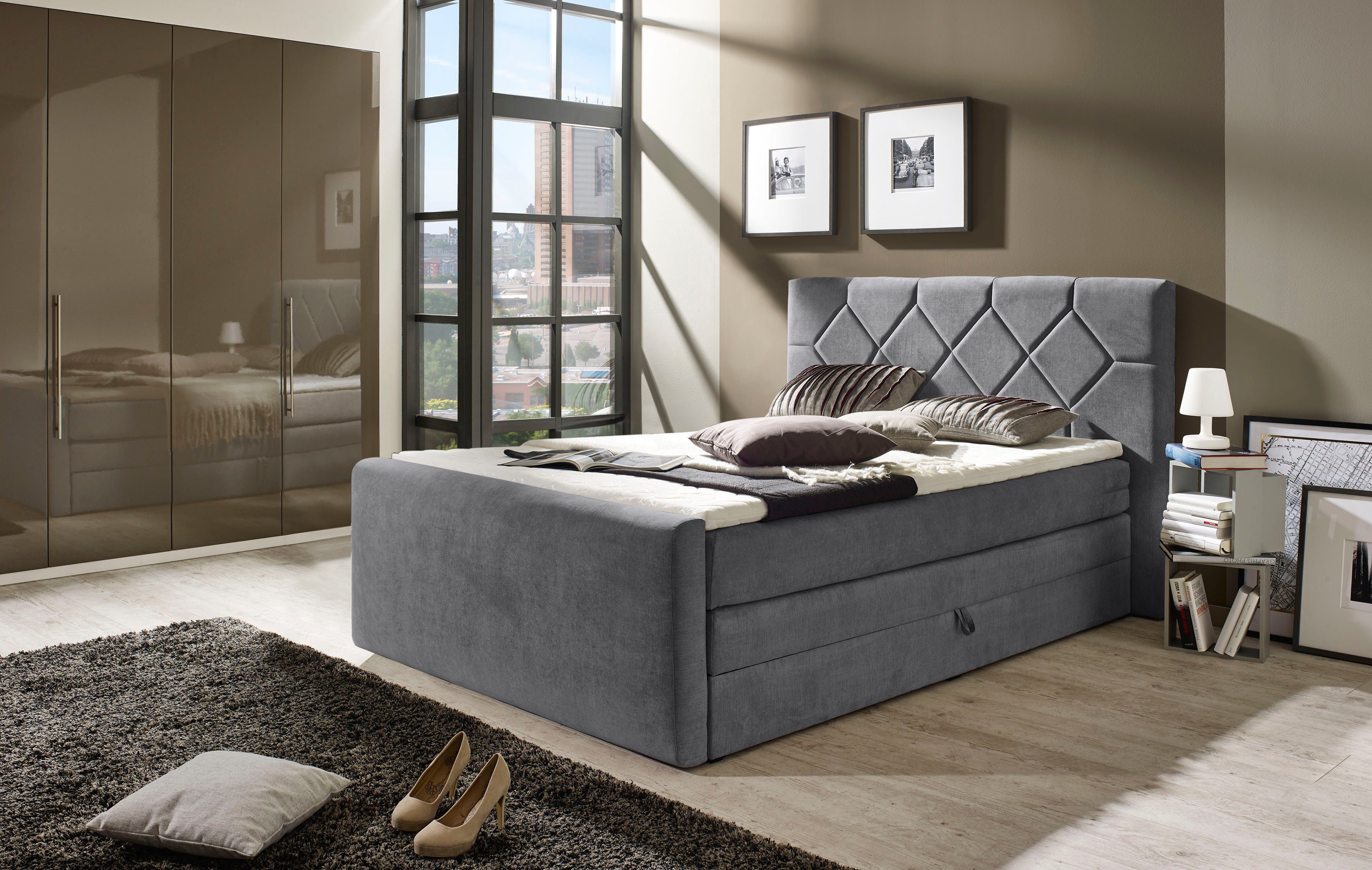 Places of Style Boxspring Atlanta inclusief topmatras en bedkist