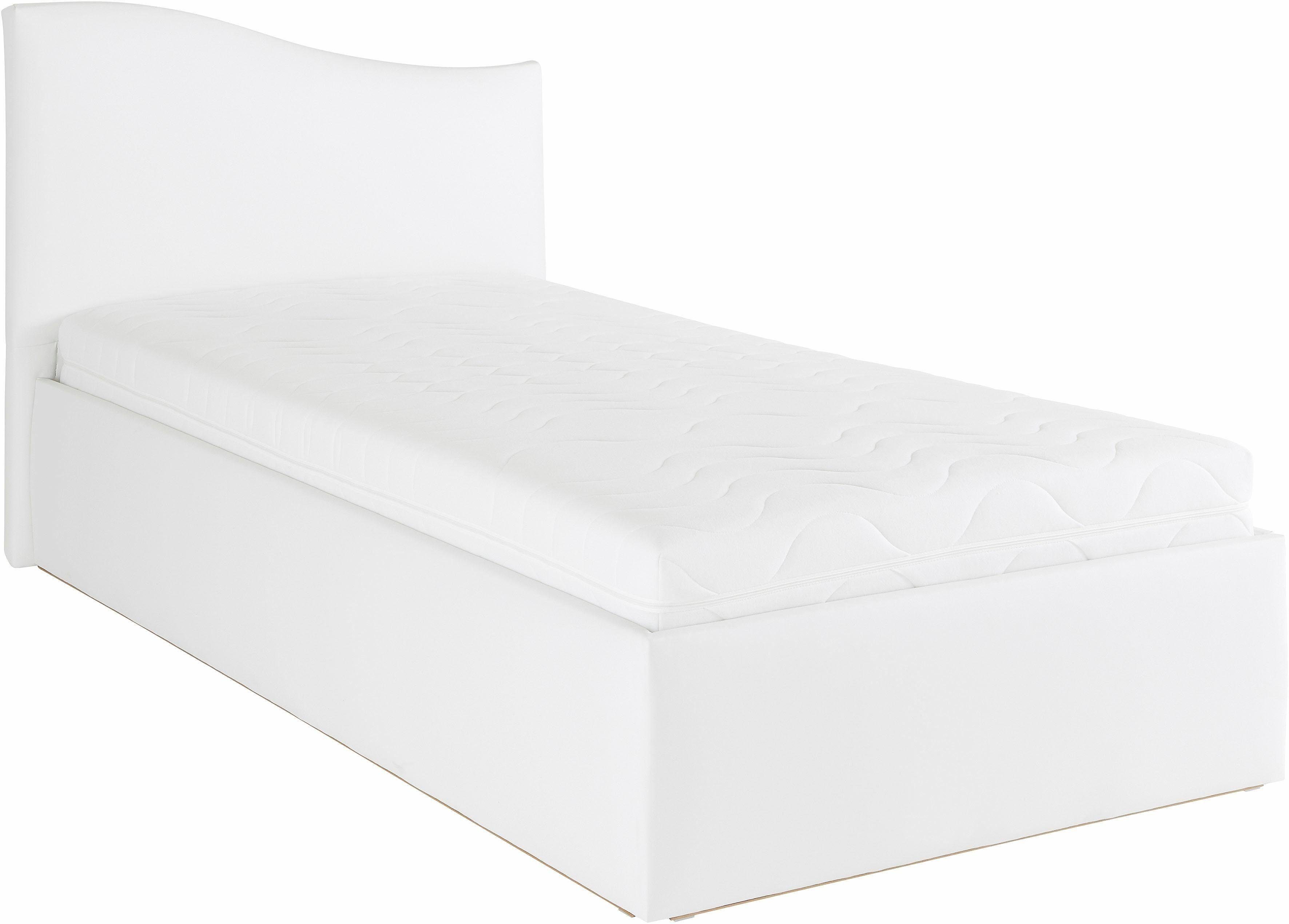 Westfalia Polsterbetten Gestoffeerd bed met bedkist bij uitvoering met matras