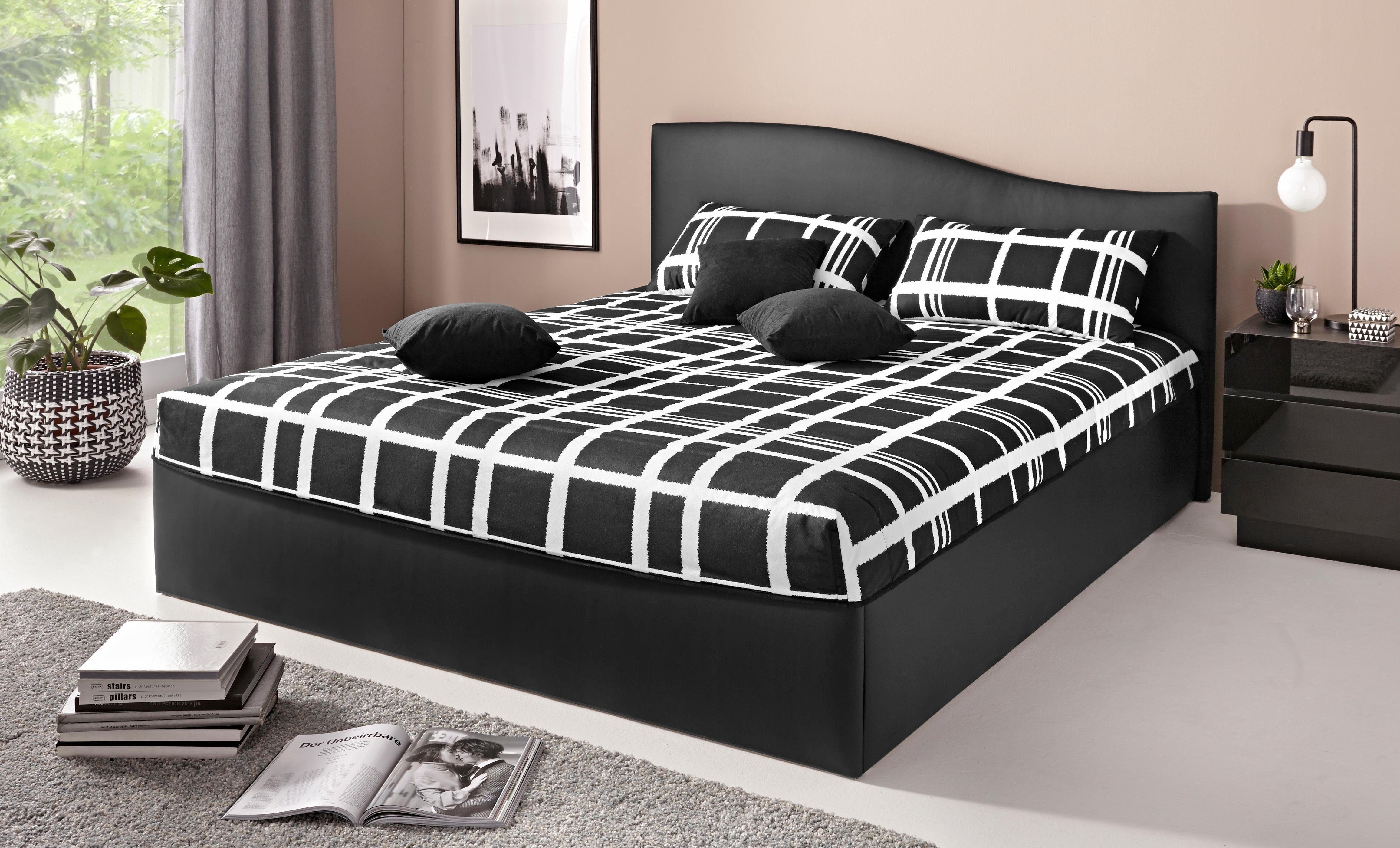 Westfalia Polsterbetten Gestoffeerd bed met bedkist bij uitvoering met matras