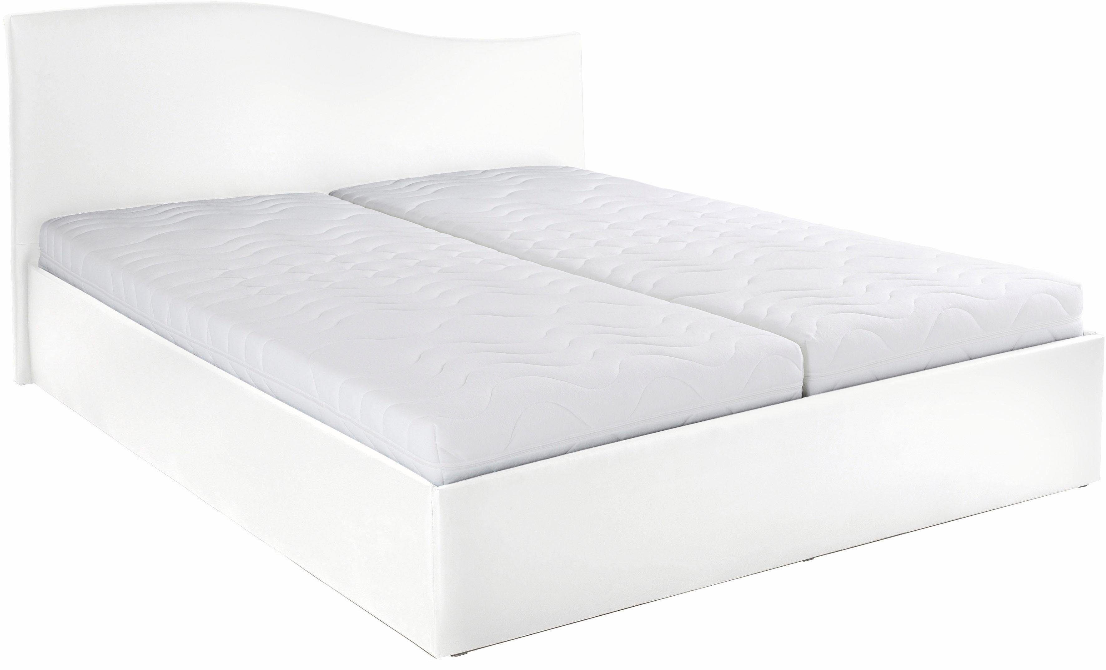 Westfalia Polsterbetten Gestoffeerd bed met bedkist bij uitvoering met matras