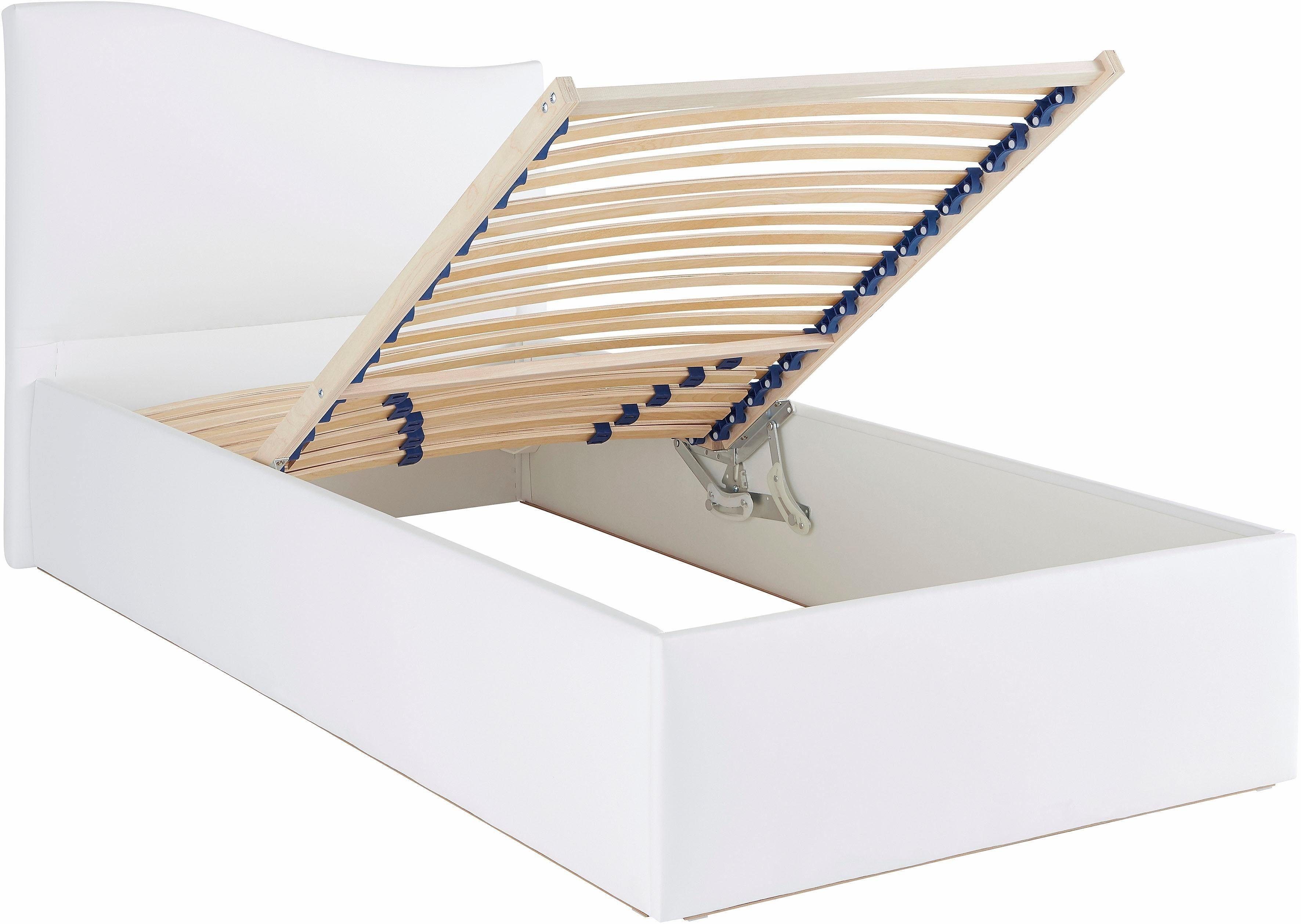 Westfalia Polsterbetten Gestoffeerd bed met bedkist bij uitvoering met matras