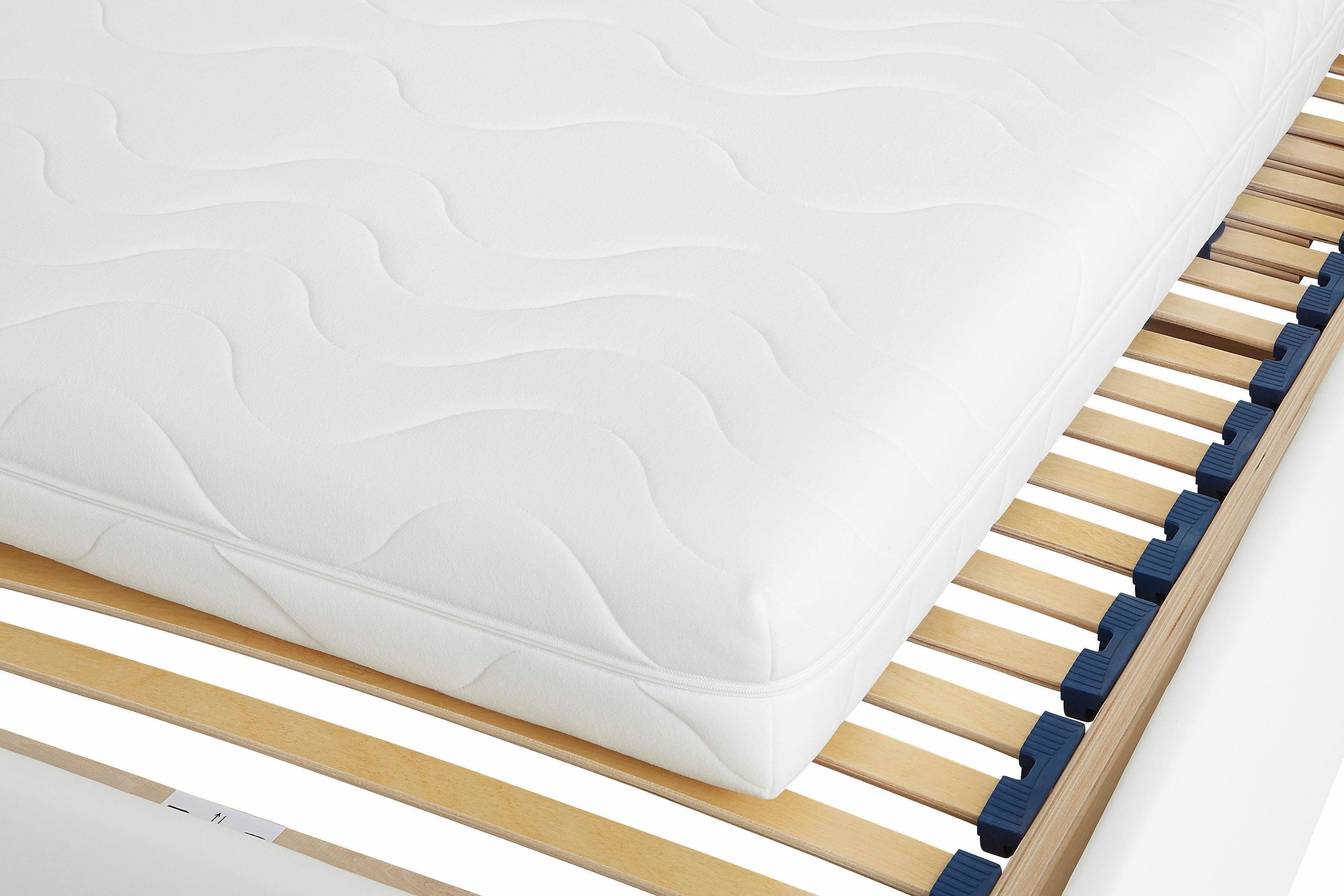Westfalia Polsterbetten Gestoffeerd bed met bedkist bij uitvoering met matras