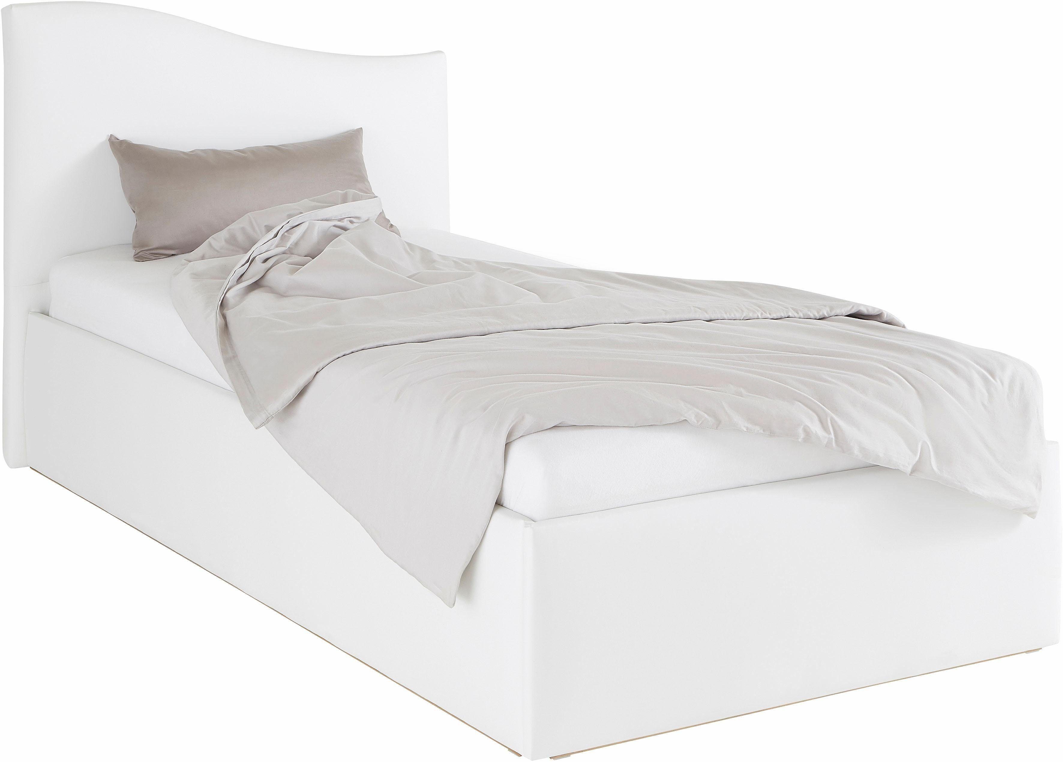 Westfalia Polsterbetten Gestoffeerd bed met bedkist bij uitvoering met matras