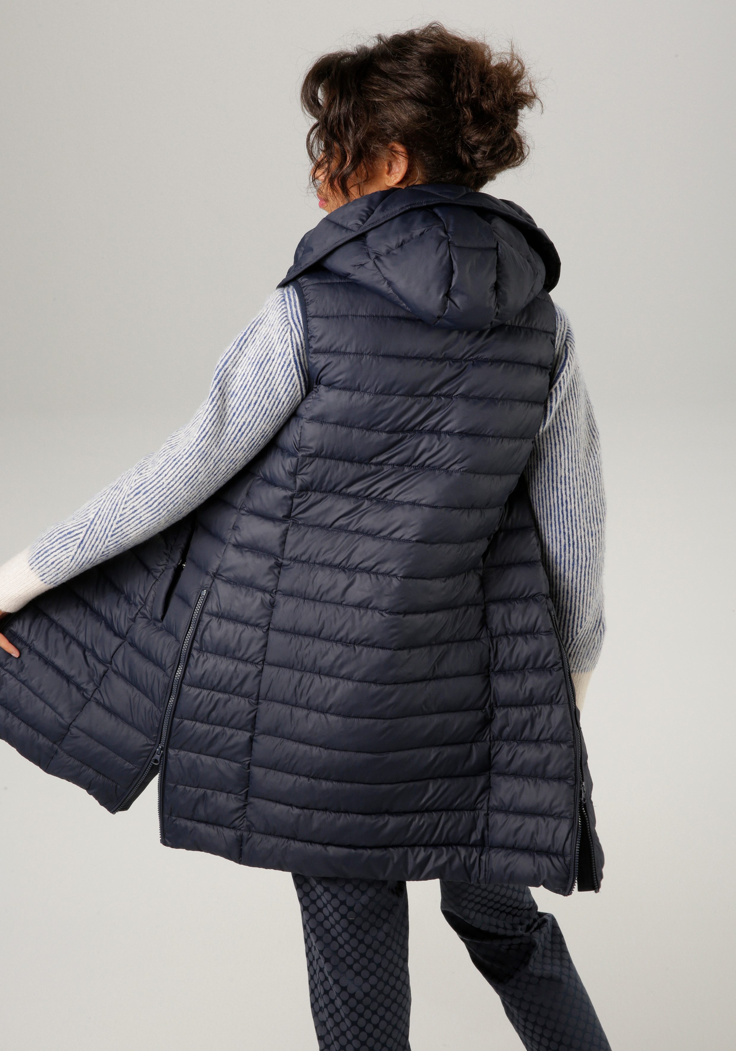 Aniston CASUAL Bodywarmer met verstelbare capuchon