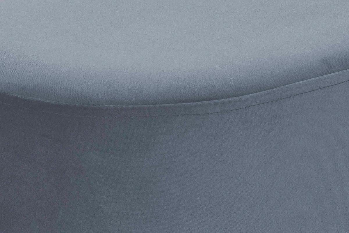 Kayoom Hocker Nano 410, kruk in stijlvol design, ovale vorm, met voet van metaal Goudkleurige accenten, comfortabel, modern, met onderhoudsvriendelijke stofbekleding (1 stuk)
