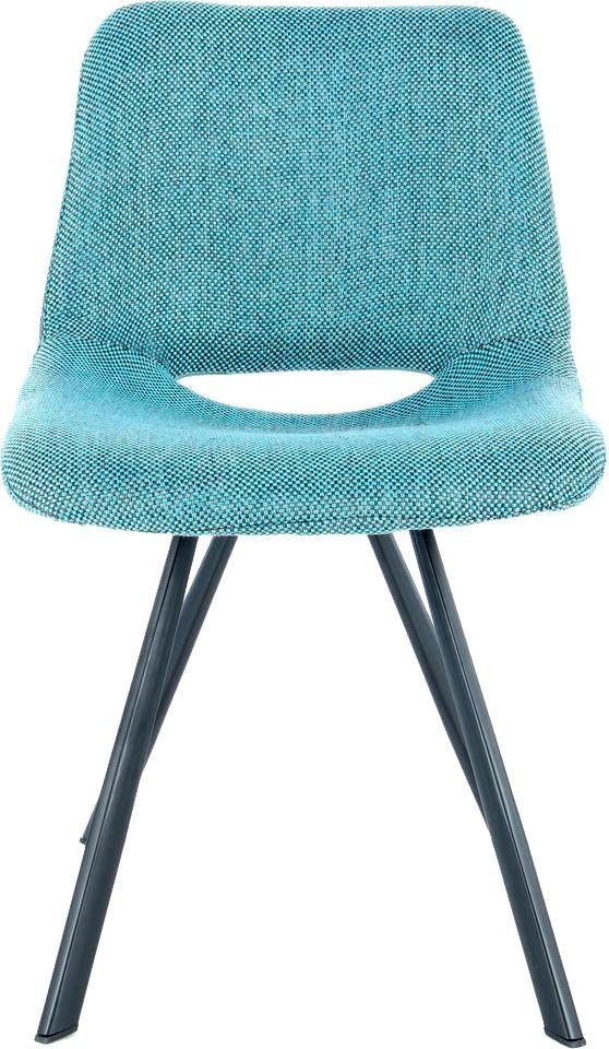 Kayoom Stoel Josephine 325 2-delige set, tijdloos ontwerp, met geometrische uitsparing onderhoudsvriendelijk, eenvoudig, zachte bekleding voor een aangenaam zitgevoel (set, 2 stuks)