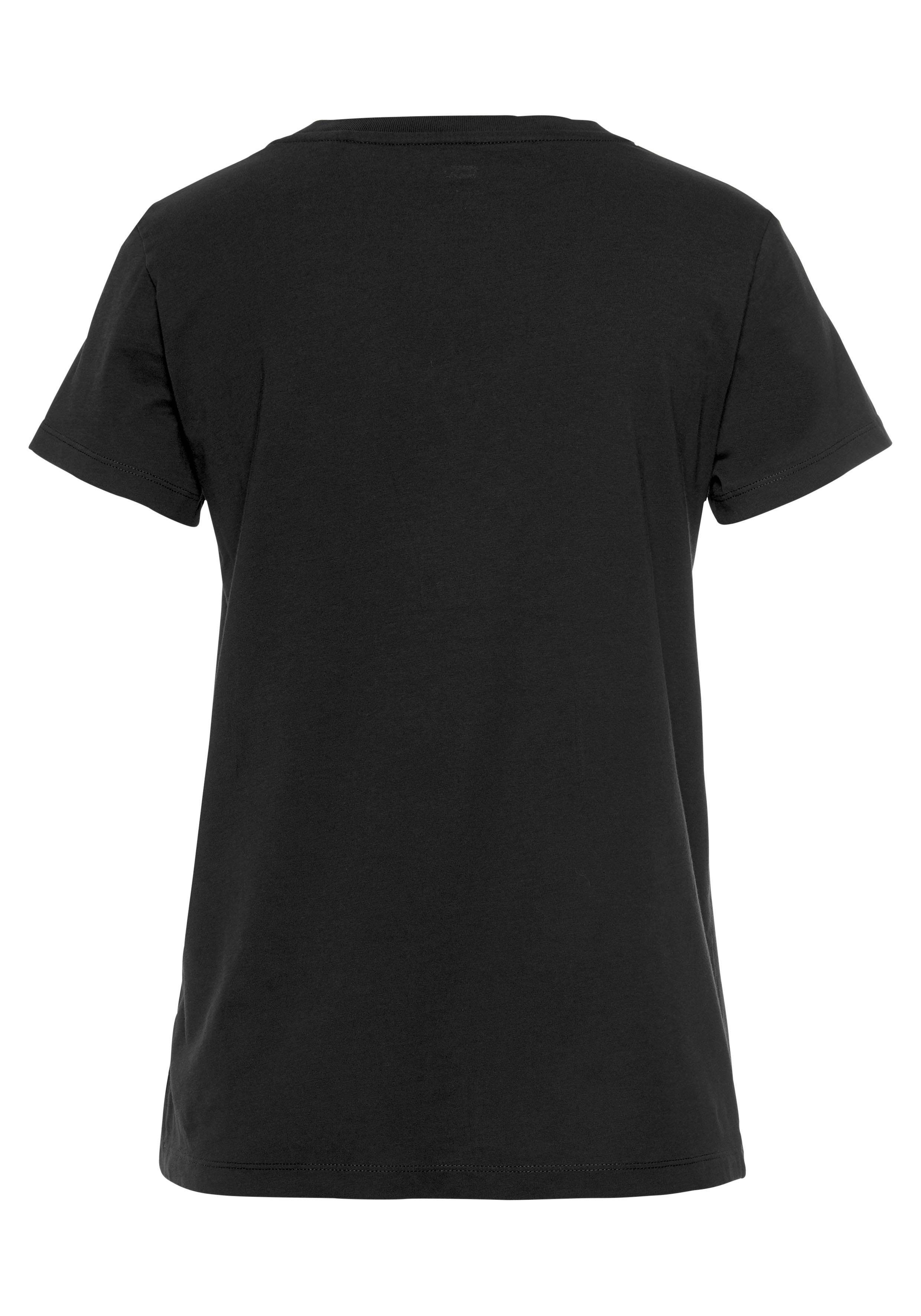 Levi's® Shirt met V-hals Perfect Tee met klein batwing-logo