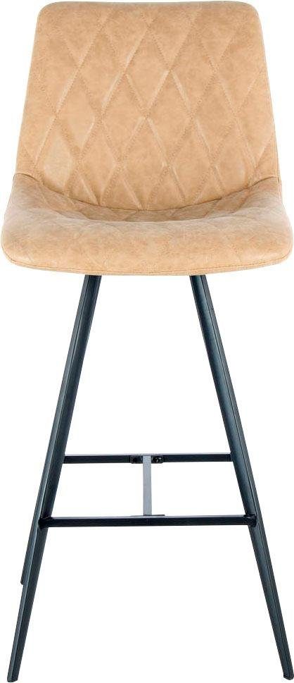 Kayoom Kinderstoel Barkruk Frances 425 2-delige set, stijlvolle retro-look barkruk onderhoudsvriendelijk, comfortabel, aantrekkelijke leerlook, stijlvolle retro-look (set, 2 stuks)