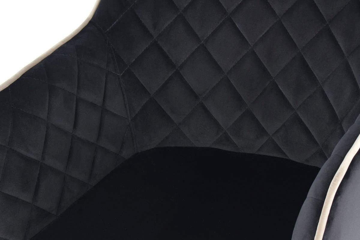 Kayoom Stoel Amino 625, stijlvolle designstoel, fluweelzachte bekleding van velvet stof (1 stuk)