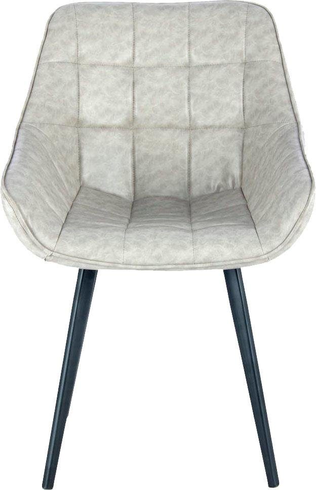 Kayoom Stoel Demi 325 2-delige set, relaxstoel, effen kleurontwerp onderhoudsvriendelijk, elegante uitstraling, in subtiele kleuren (set, 2 stuks)