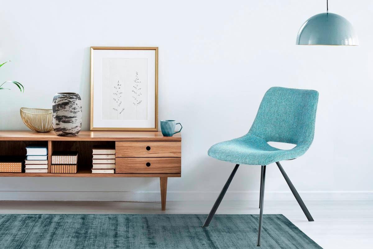 Kayoom Stoel Josephine 325 2-delige set, tijdloos ontwerp, met geometrische uitsparing onderhoudsvriendelijk, eenvoudig, zachte bekleding voor een aangenaam zitgevoel (set, 2 stuks)