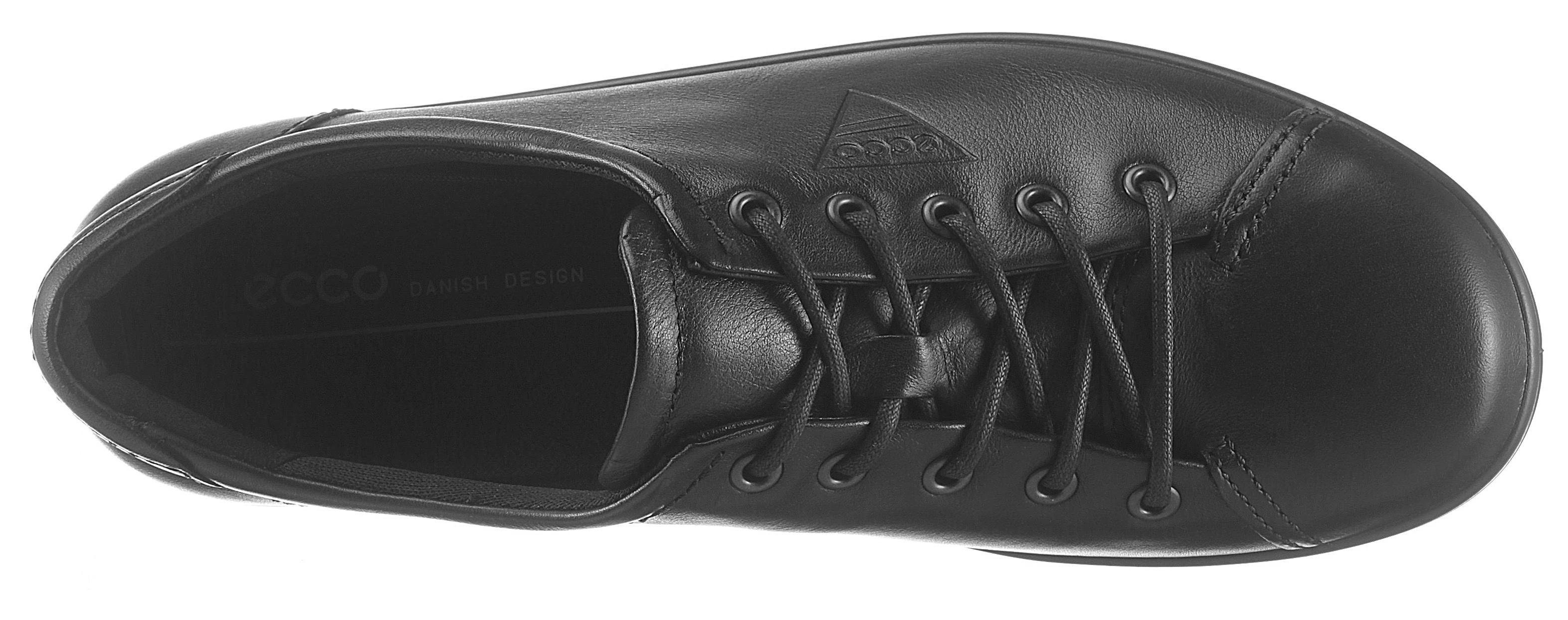 Ecco Veterschoenen Ecco Soft 2.0 vrijetijdsschoen, lage schoen, veterschoen met subtiele logo-opdruk