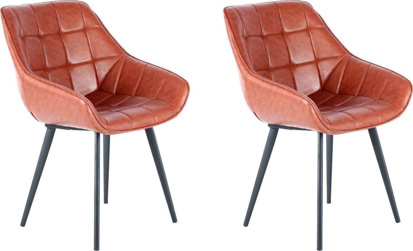 Kayoom Stoel Demi 325 2-delige set, relaxstoel, effen kleurontwerp onderhoudsvriendelijk, elegante uitstraling, in subtiele kleuren (set, 2 stuks)