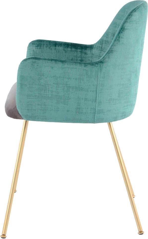 Kayoom Stoel Richard 525, moderne stoel met armleuningen, tweekleurig ontwerp (1 stuk)