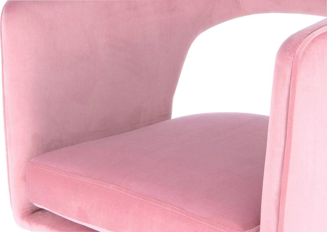 Kayoom Stoel Jolene 125, eetkamerstoel, elegante stofbekleding fluweelzachte bekleding, rugleuning en armleuningen afgerond (1 stuk)