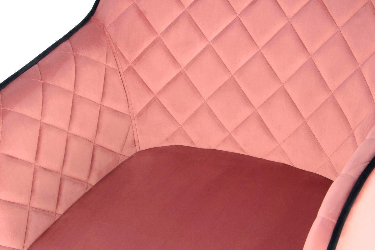 Kayoom Stoel Amino 525, stijlvolle designstoel, fluweelzachte bekleding van velvet stof (1 stuk)